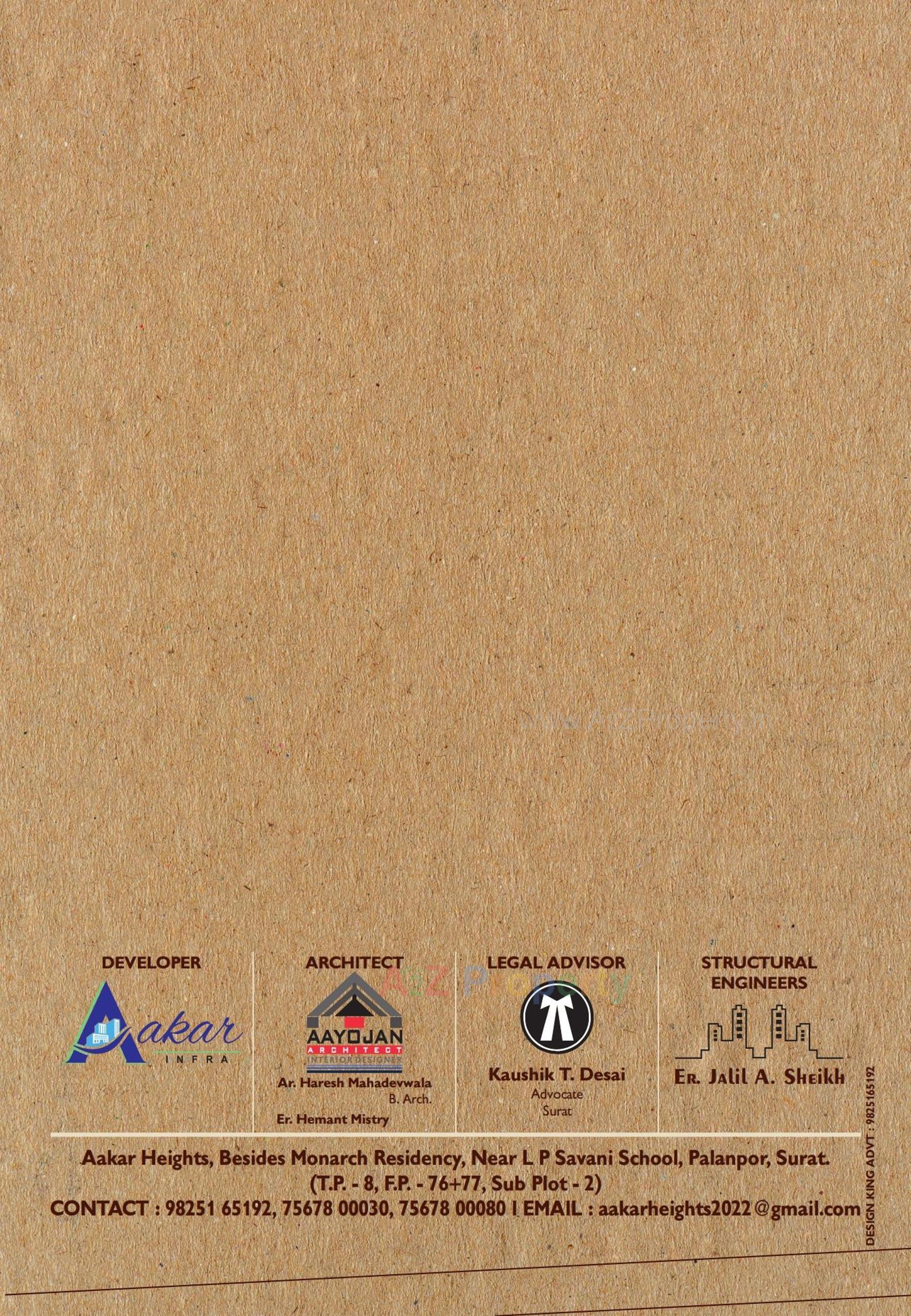  of real estate project Aakar Heights located at Palanpor, Surat, Gujarat