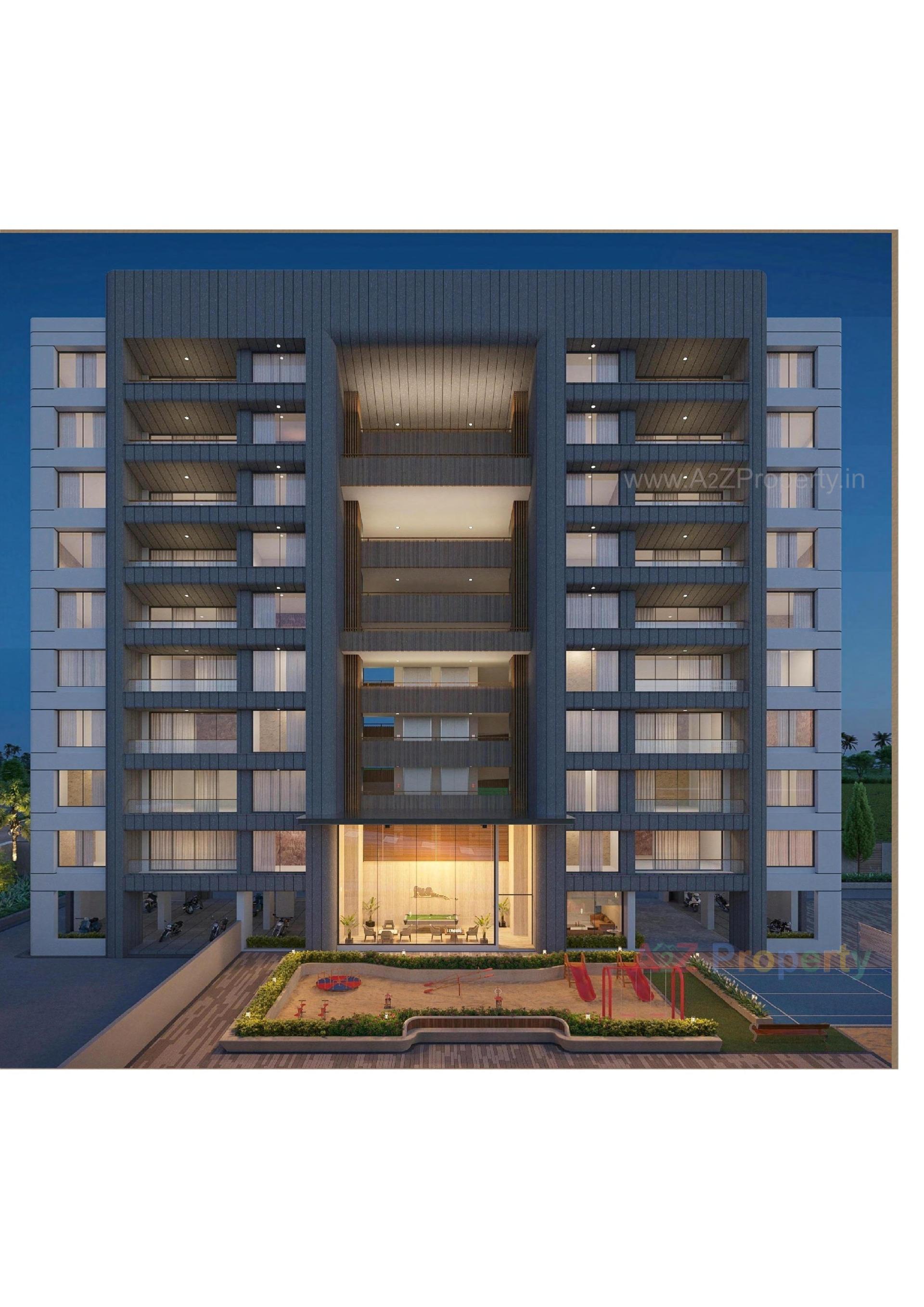 3D Elevation of real estate project Aarambh located at Surat, Surat, Gujarat