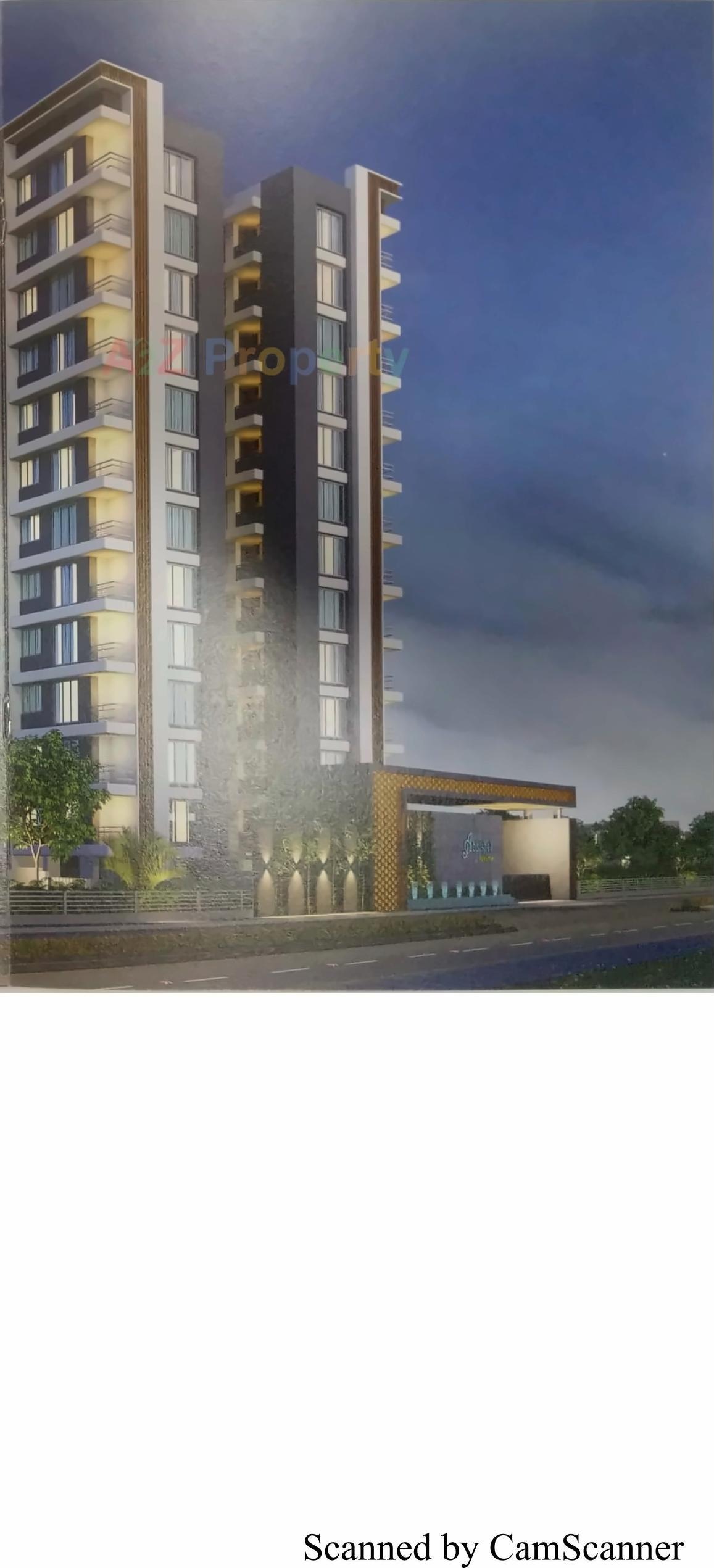 3D Elevation of real estate project Abhishek Luxuria located at Abrama, Surat, Gujarat