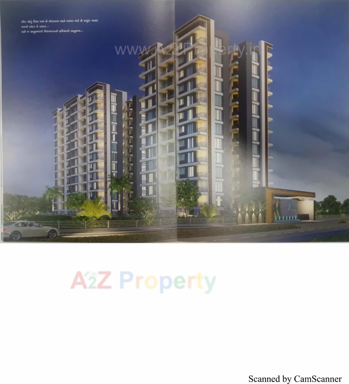 3D Elevation of real estate project Abhishek Luxuria located at Abrama, Surat, Gujarat