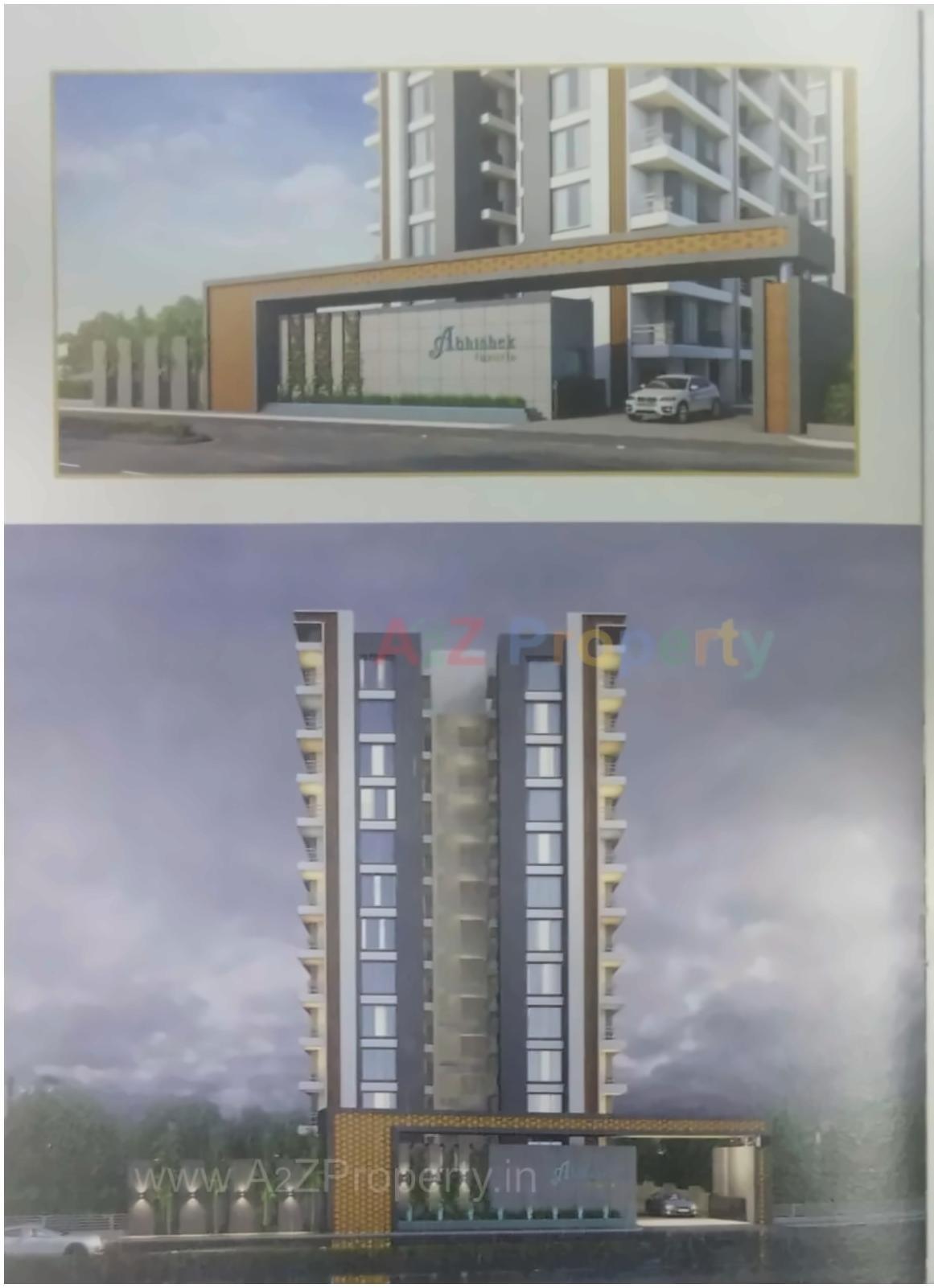3D Elevation of real estate project Abhishek Luxuria located at Abrama, Surat, Gujarat