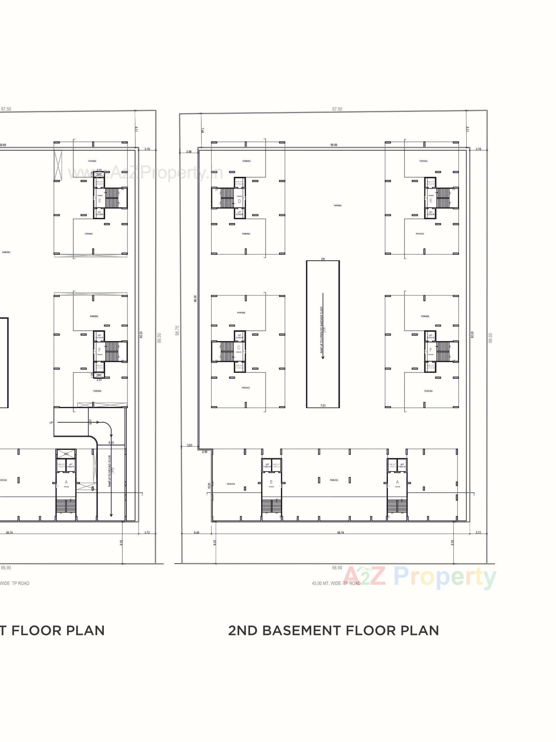 Layout of real estate project Agastya located at Vesu, Surat, Gujarat