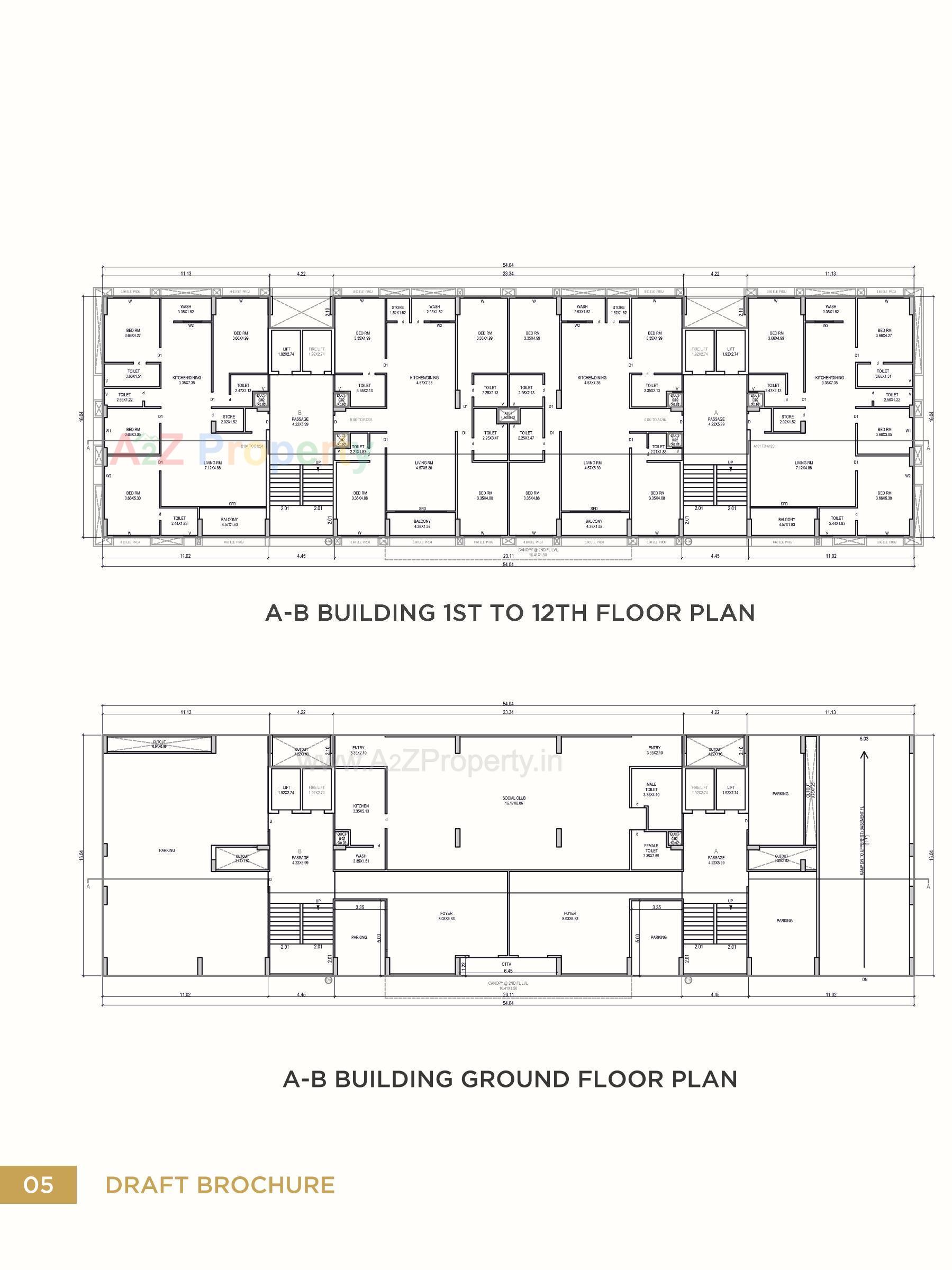Layout of real estate project Agastya located at Vesu, Surat, Gujarat