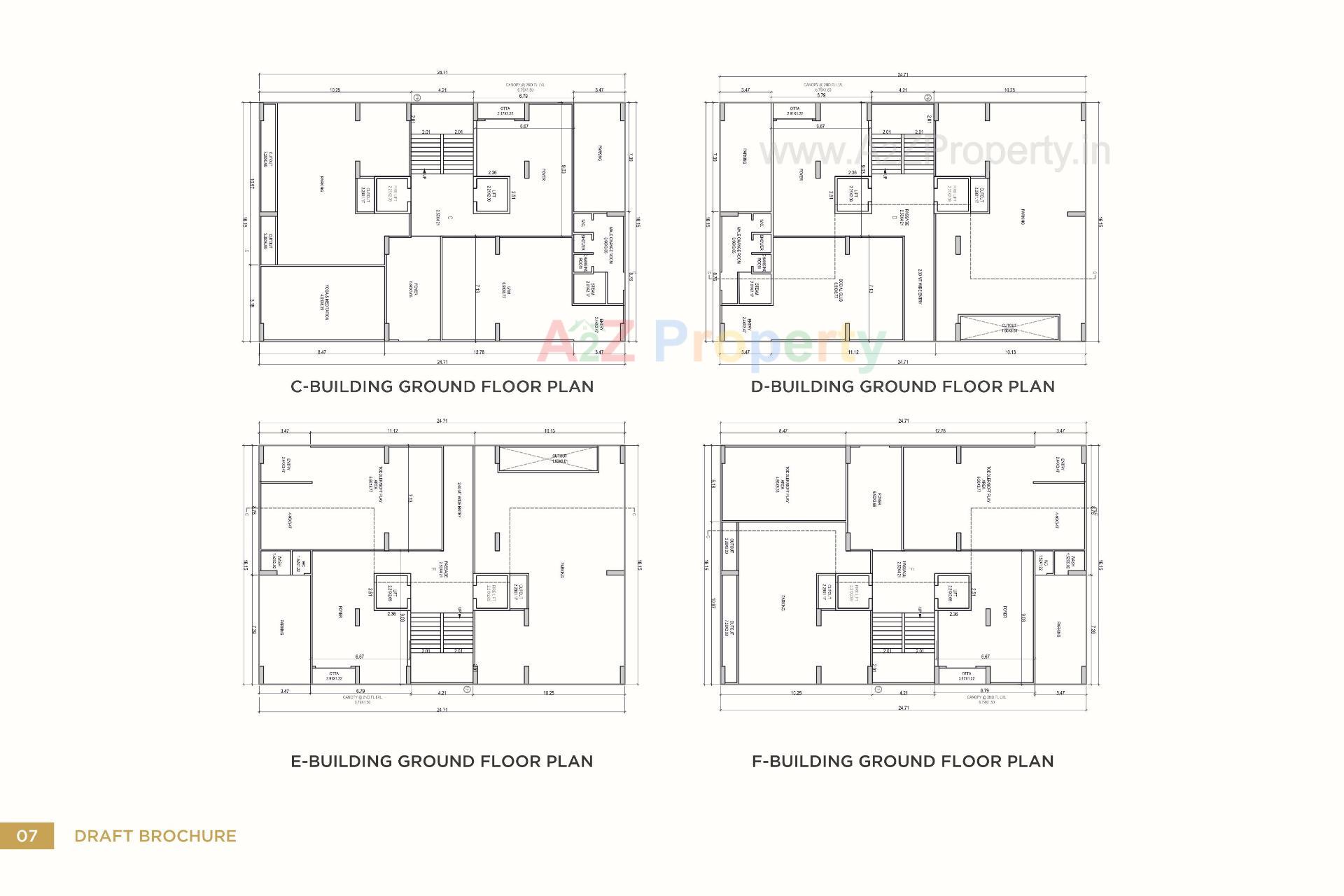 Layout of real estate project Agastya located at Vesu, Surat, Gujarat