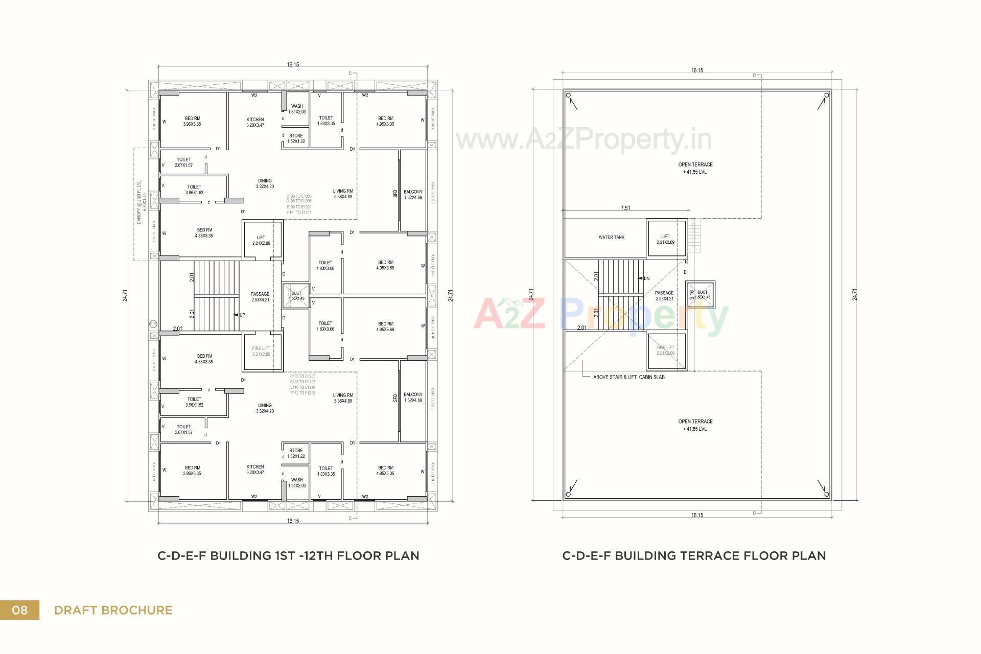 Layout of real estate project Agastya located at Vesu, Surat, Gujarat