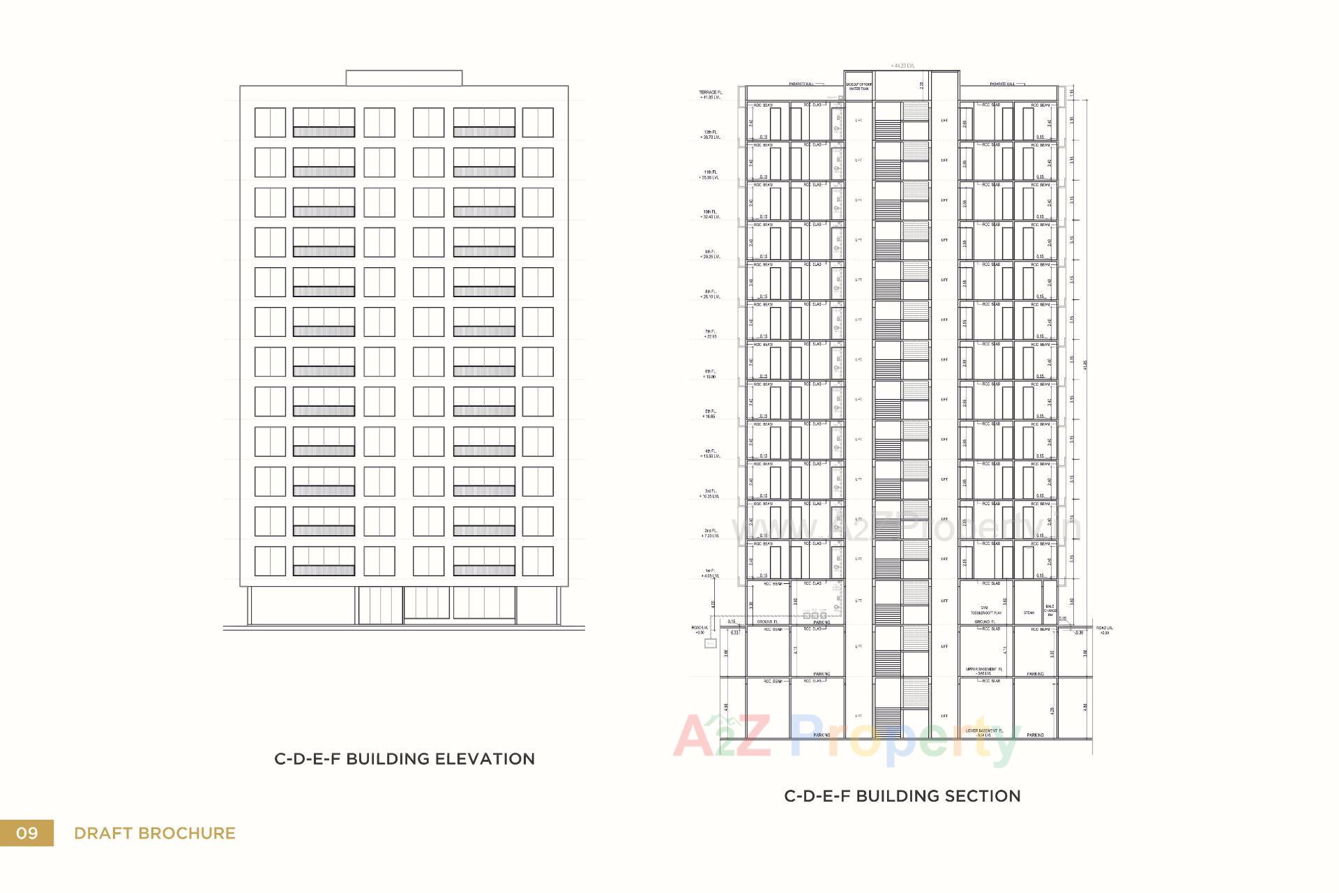 Layout of real estate project Agastya located at Vesu, Surat, Gujarat