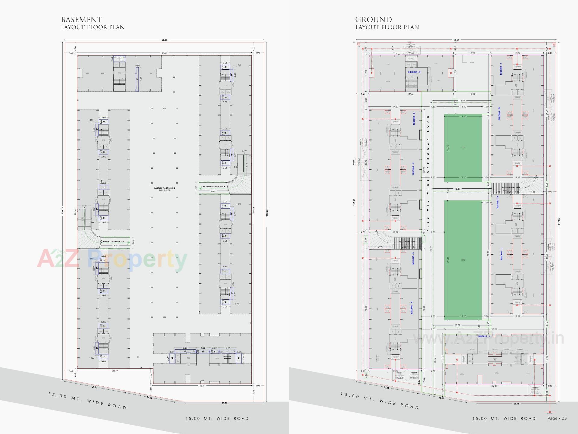 Layout of real estate project Akshat Residency located at Variyav, Surat, Gujarat