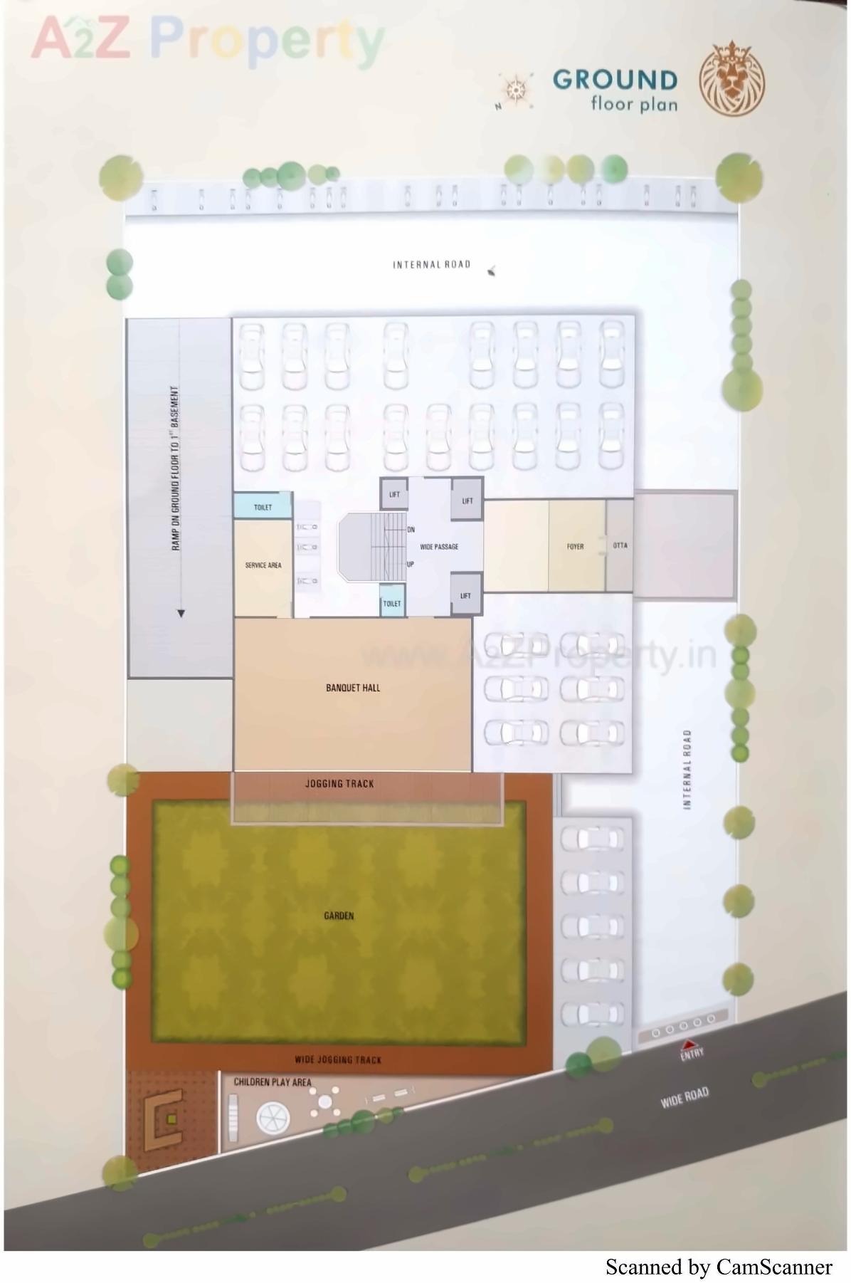 Layout of real estate project Alpha Seasons located at Varachha, Surat, Gujarat