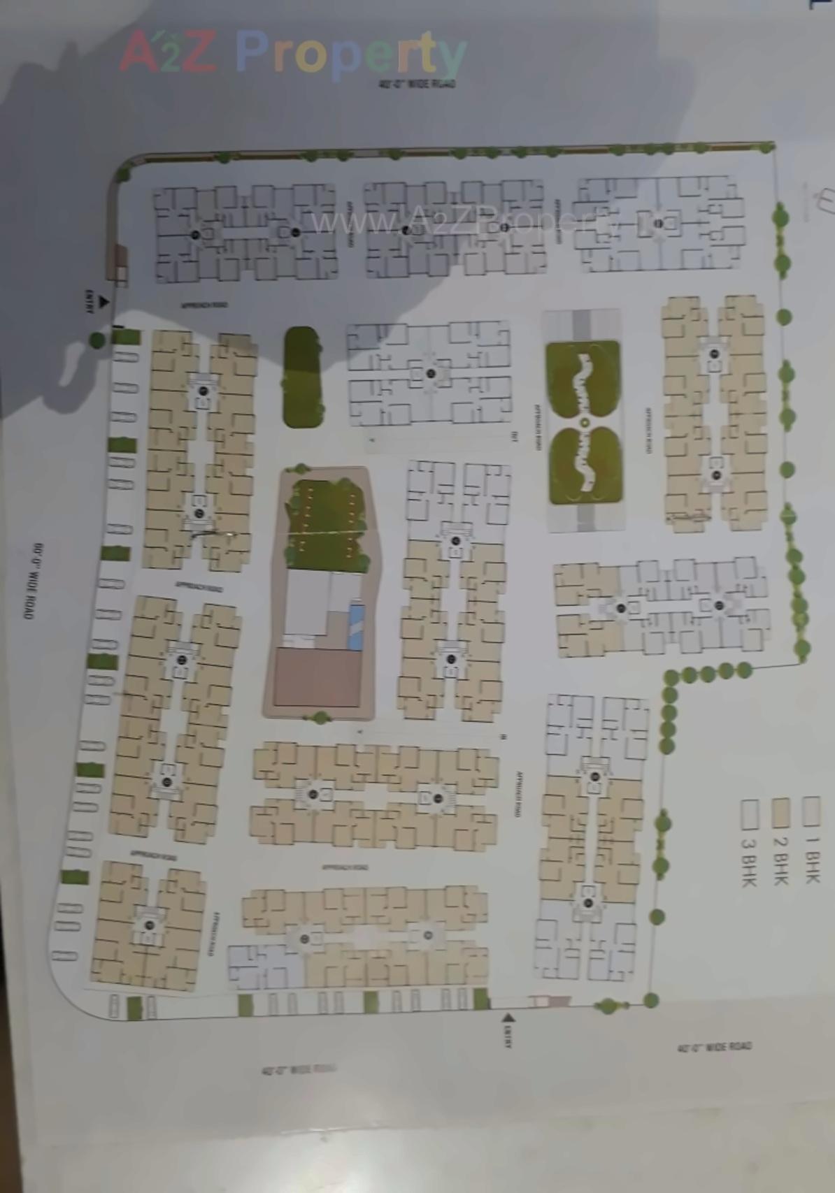 Layout of real estate project Alpine Green Velley located at Surat, Surat, Gujarat