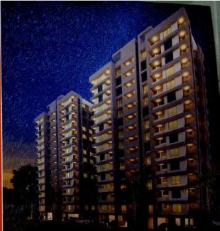 Elevation of real estate project Ambika Heights located at Vav, Surat, Gujarat