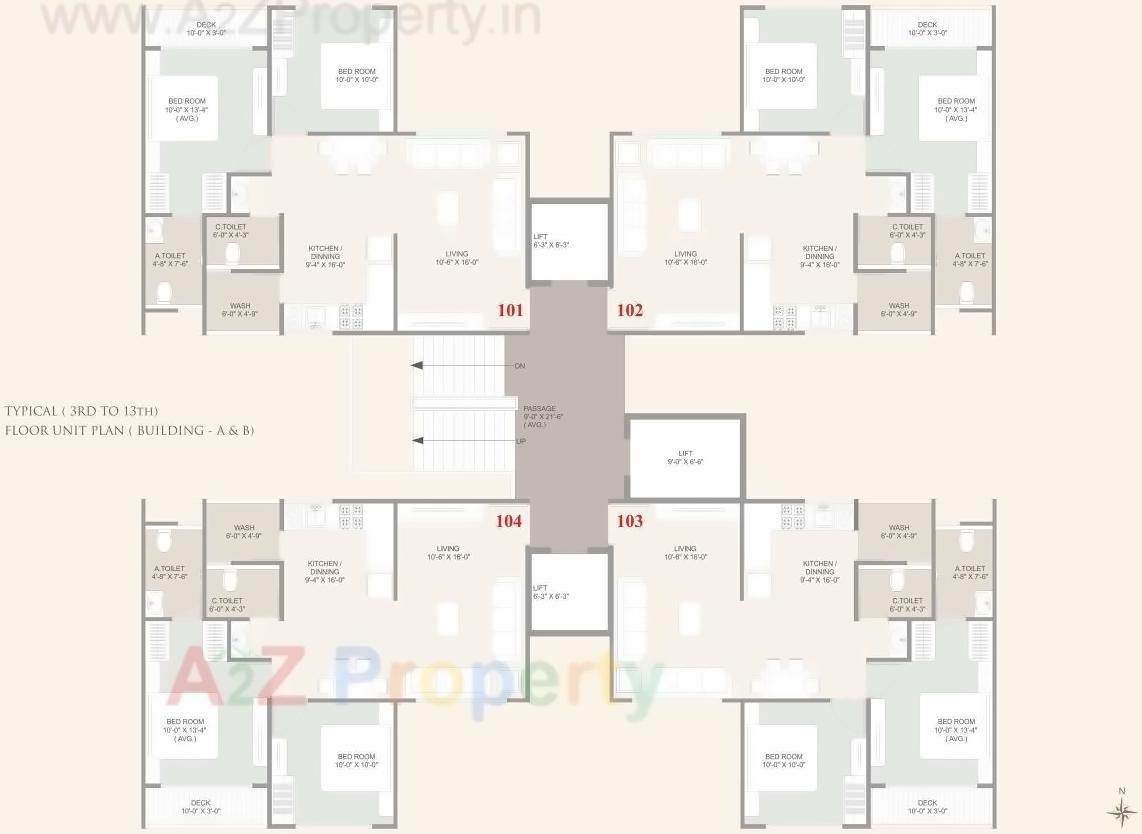 Layout of real estate project Amour located at Jahangirabad, Surat, Gujarat