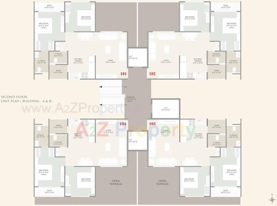 Layout of real estate project Amour located at Jahangirabad, Surat, Gujarat