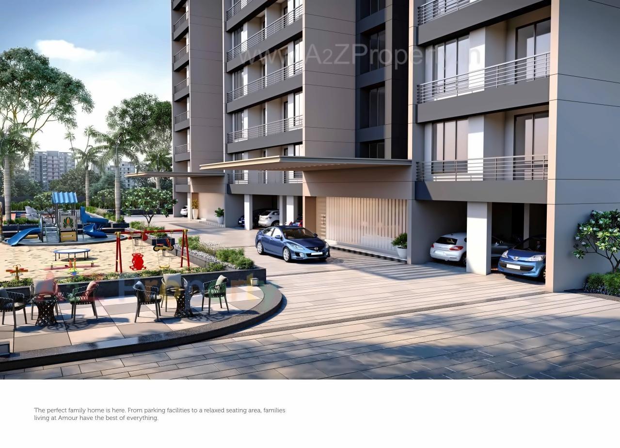 3D Elevation of real estate project Amour located at Jahangirabad, Surat, Gujarat