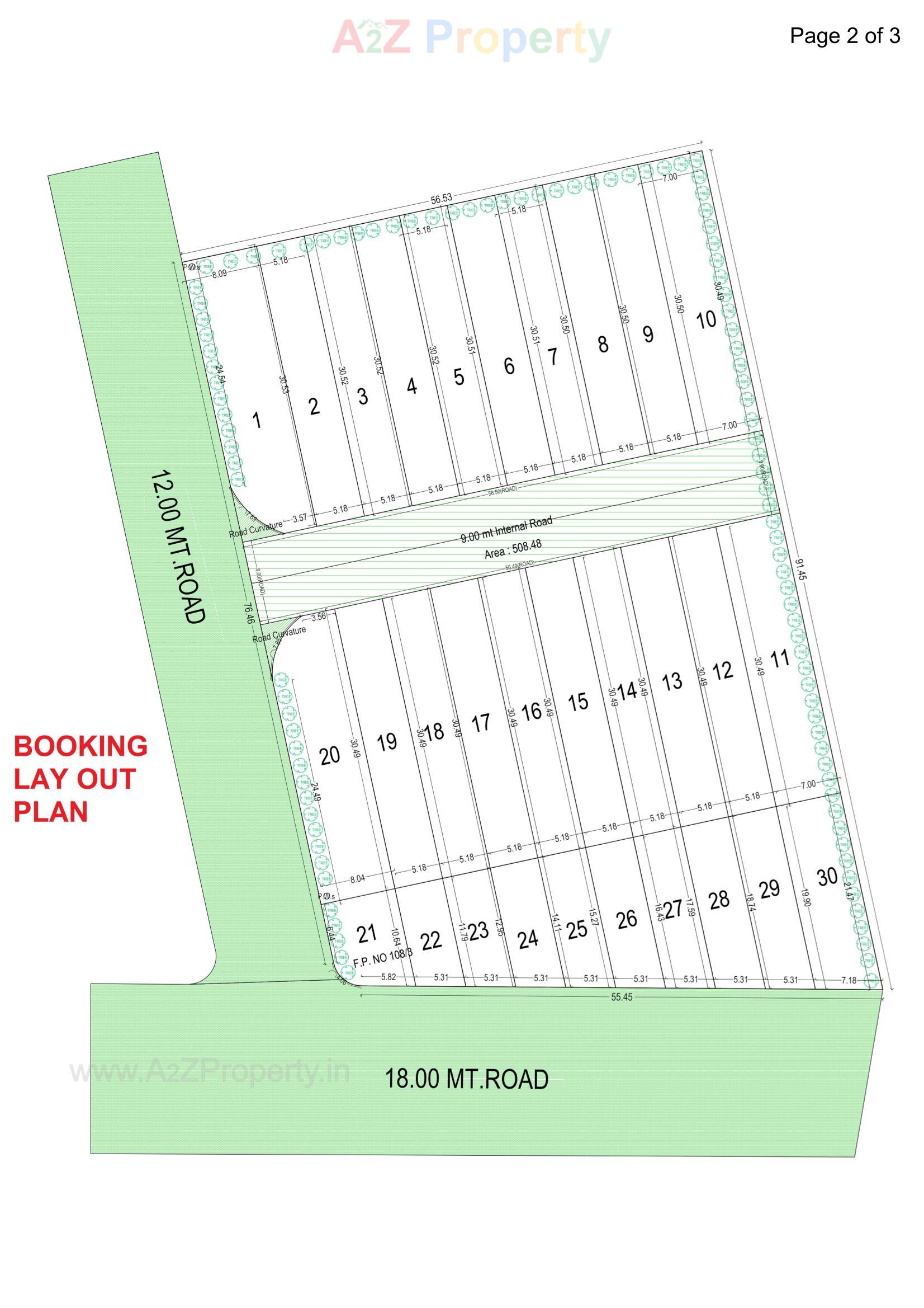 Layout of real estate project Amrut Udhyog Nagar Vibhag located at Surat, Surat, Gujarat