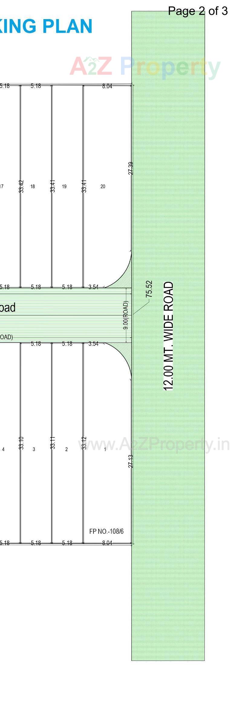 Layout of real estate project Amrut Udhyog Nagar Vibhag located at Surat, Surat, Gujarat