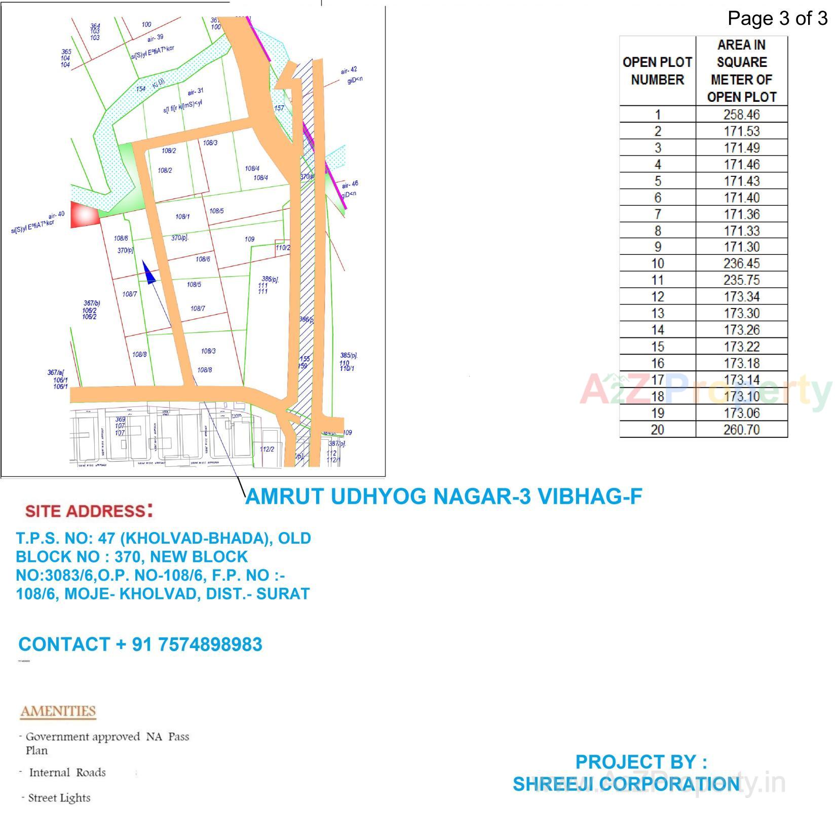  of real estate project Amrut Udhyog Nagar Vibhag located at Surat, Surat, Gujarat