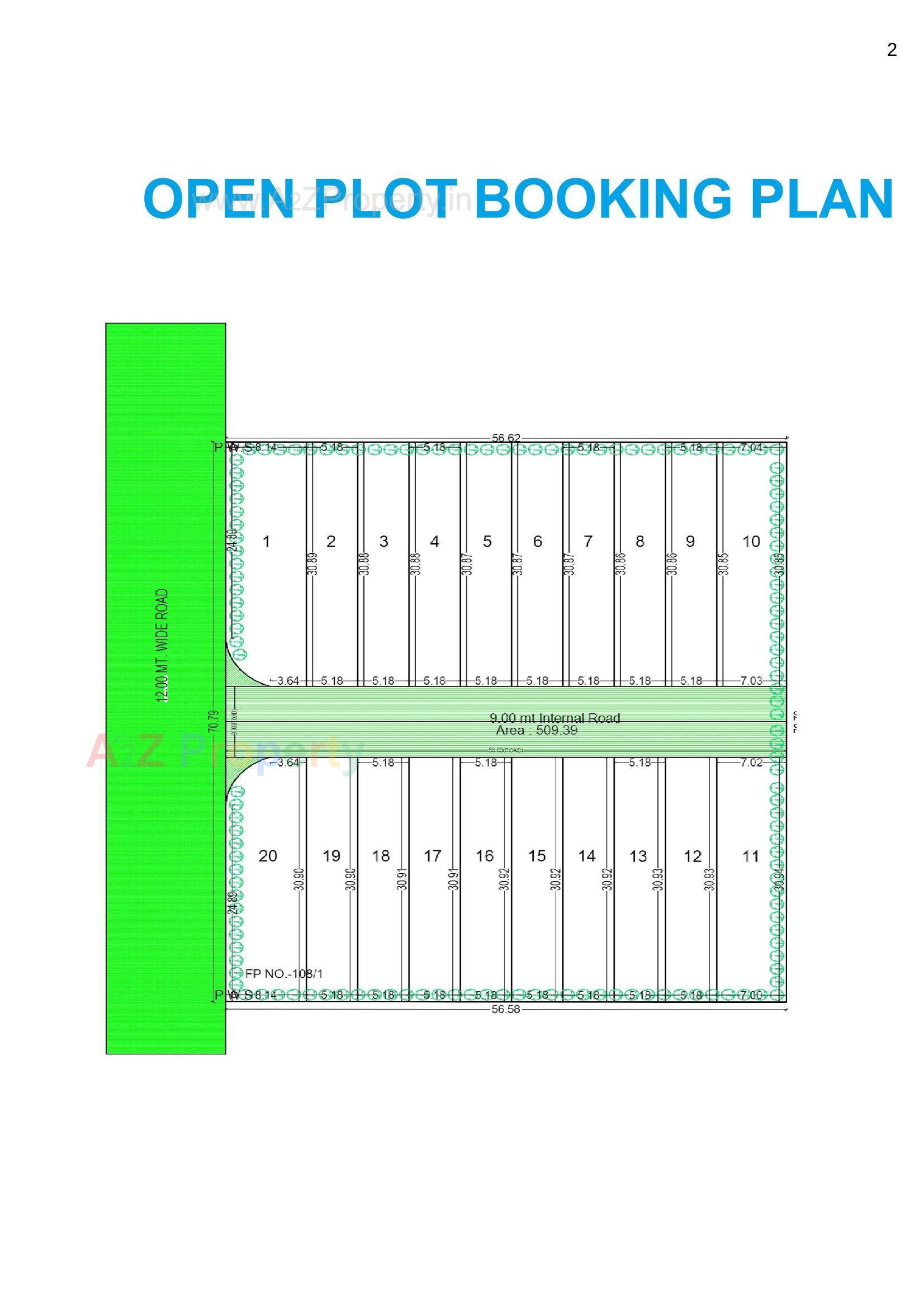 Layout of real estate project Amrut Udhyog Nagar Vibhag located at Surat, Surat, Gujarat