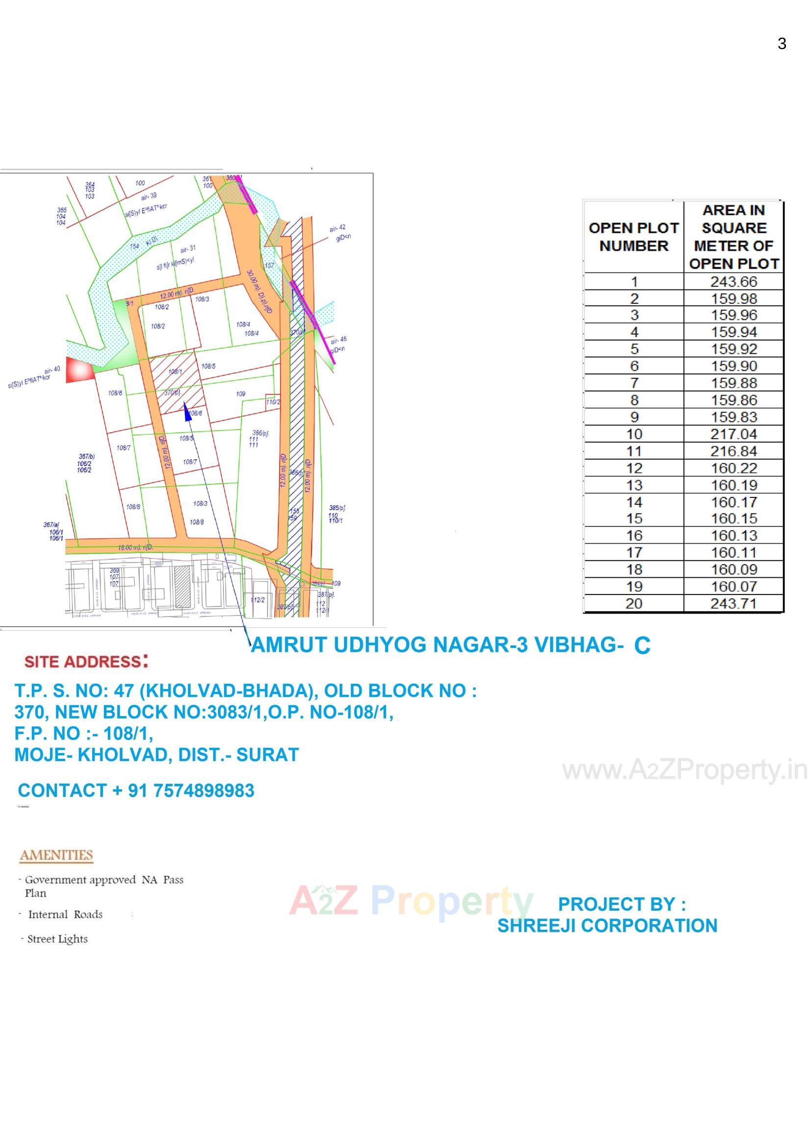  of real estate project Amrut Udhyog Nagar Vibhag located at Surat, Surat, Gujarat