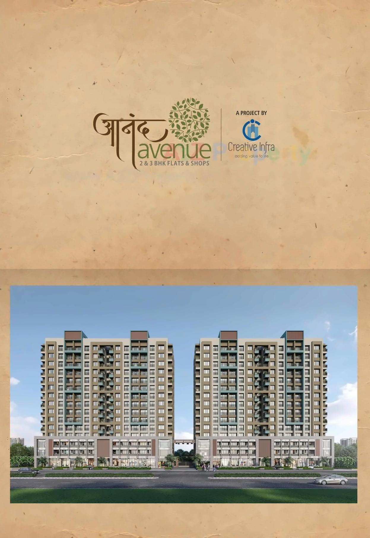  of real estate project Anand Avenue located at Jahangirabad, Surat, Gujarat