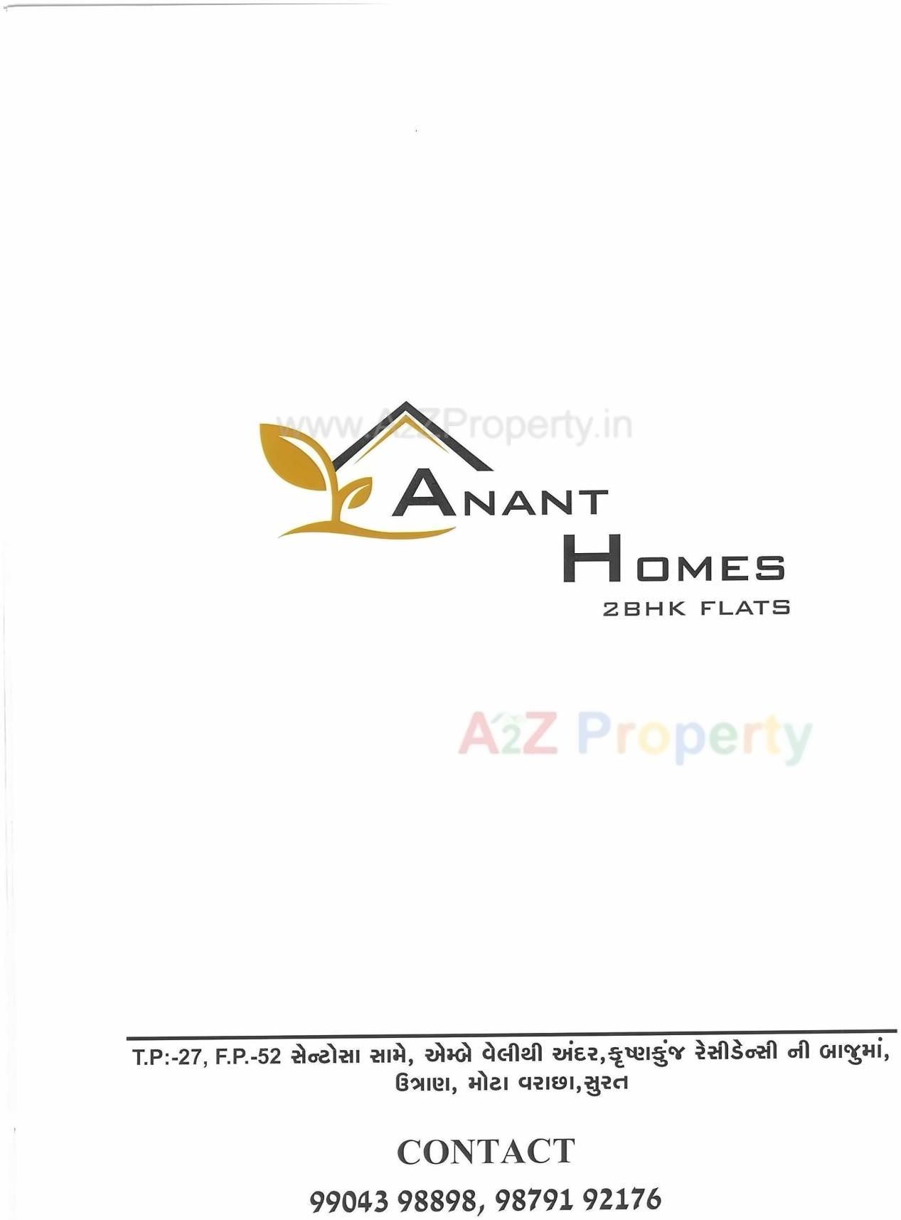  of real estate project Anant Homes located at Utran, Surat, Gujarat