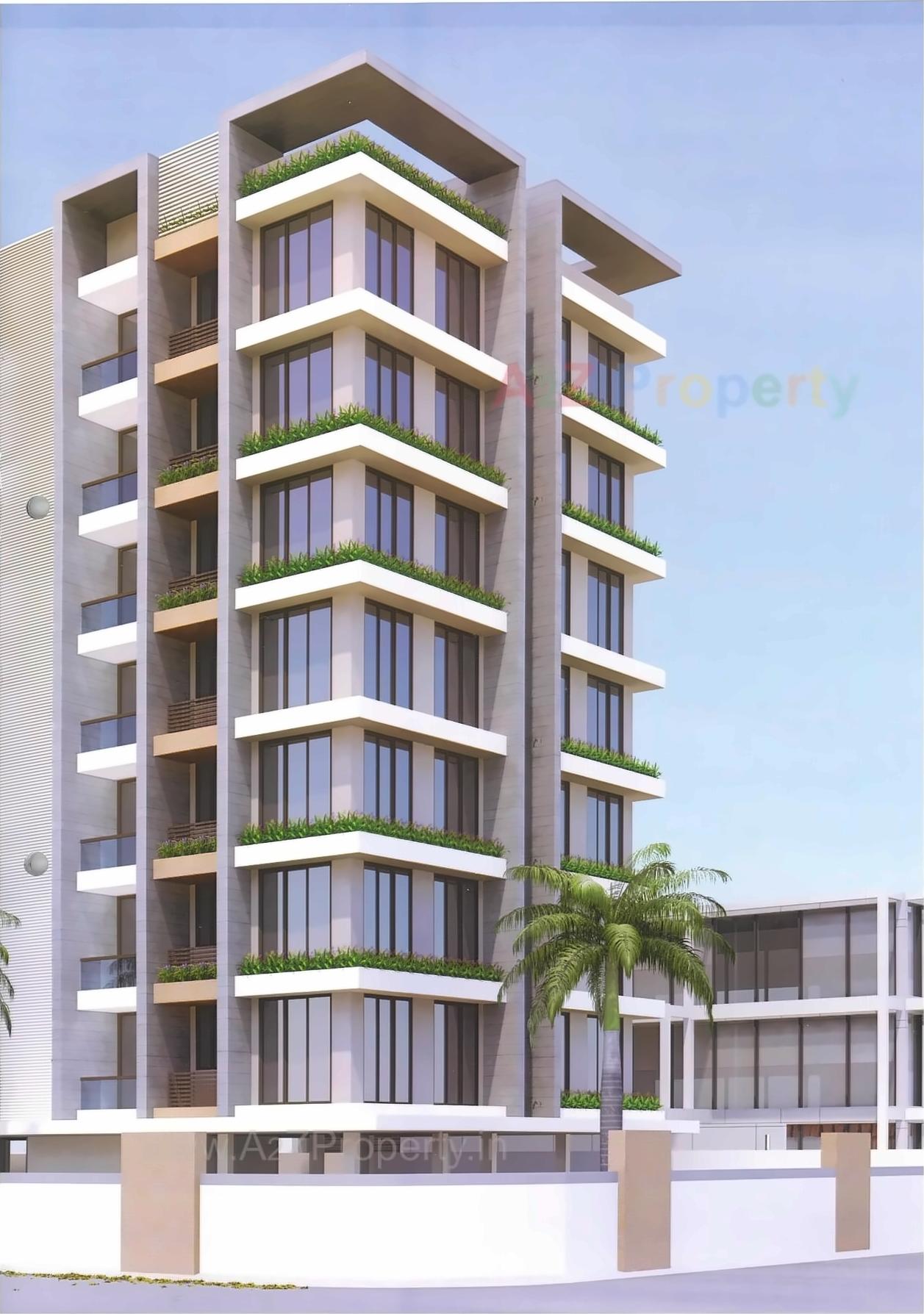 3D Elevation of real estate project Anant Homes located at Utran, Surat, Gujarat