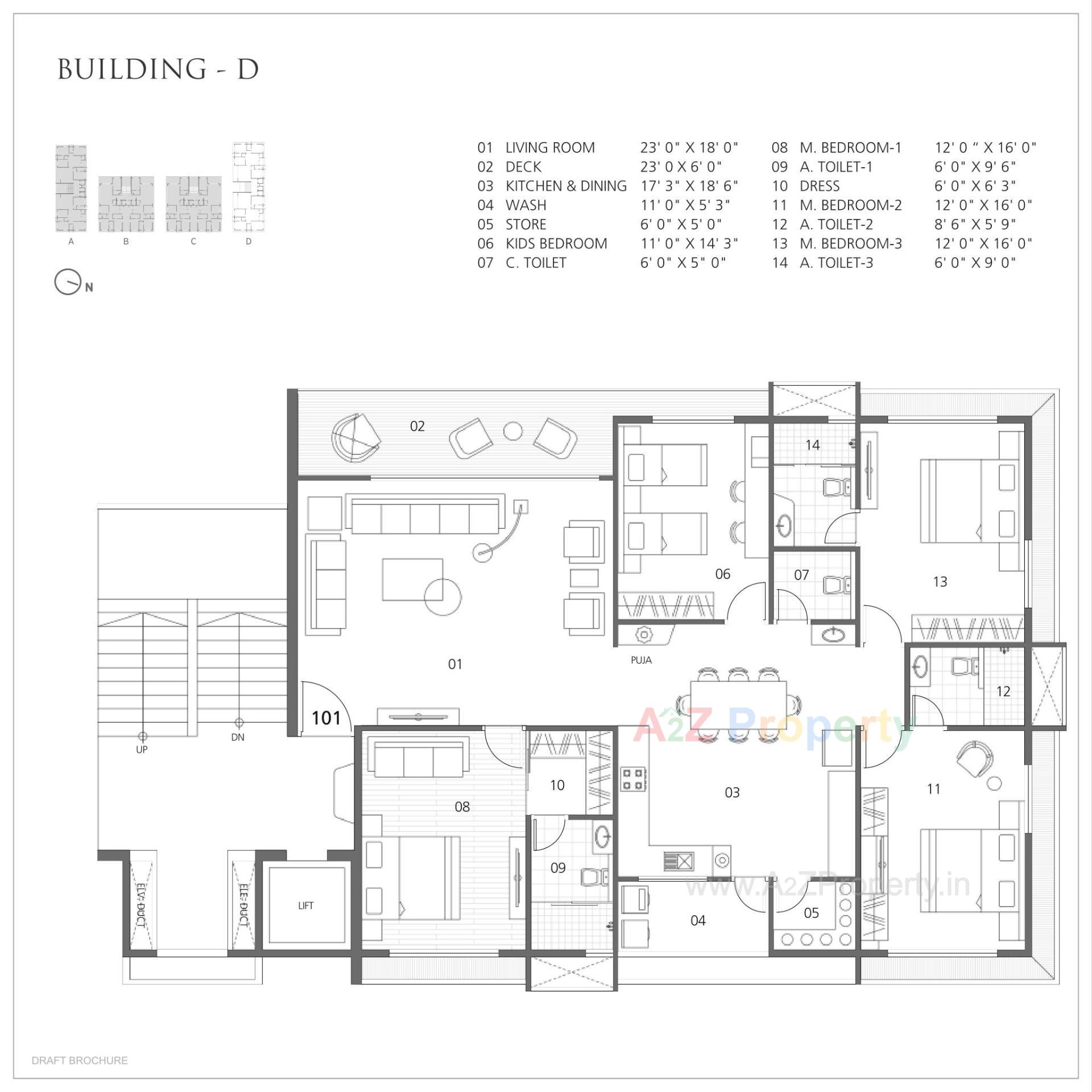 Layout of real estate project Ananta located at Vesu, Surat, Gujarat