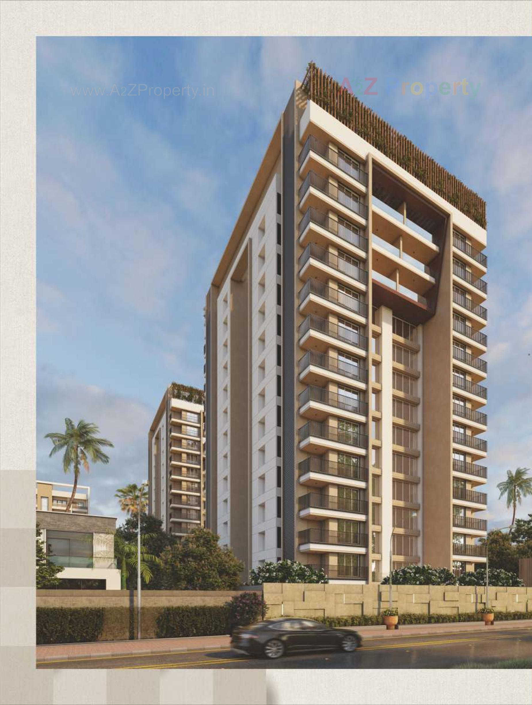 3D Elevation of real estate project Ananta located at Dabholi, Surat, Gujarat