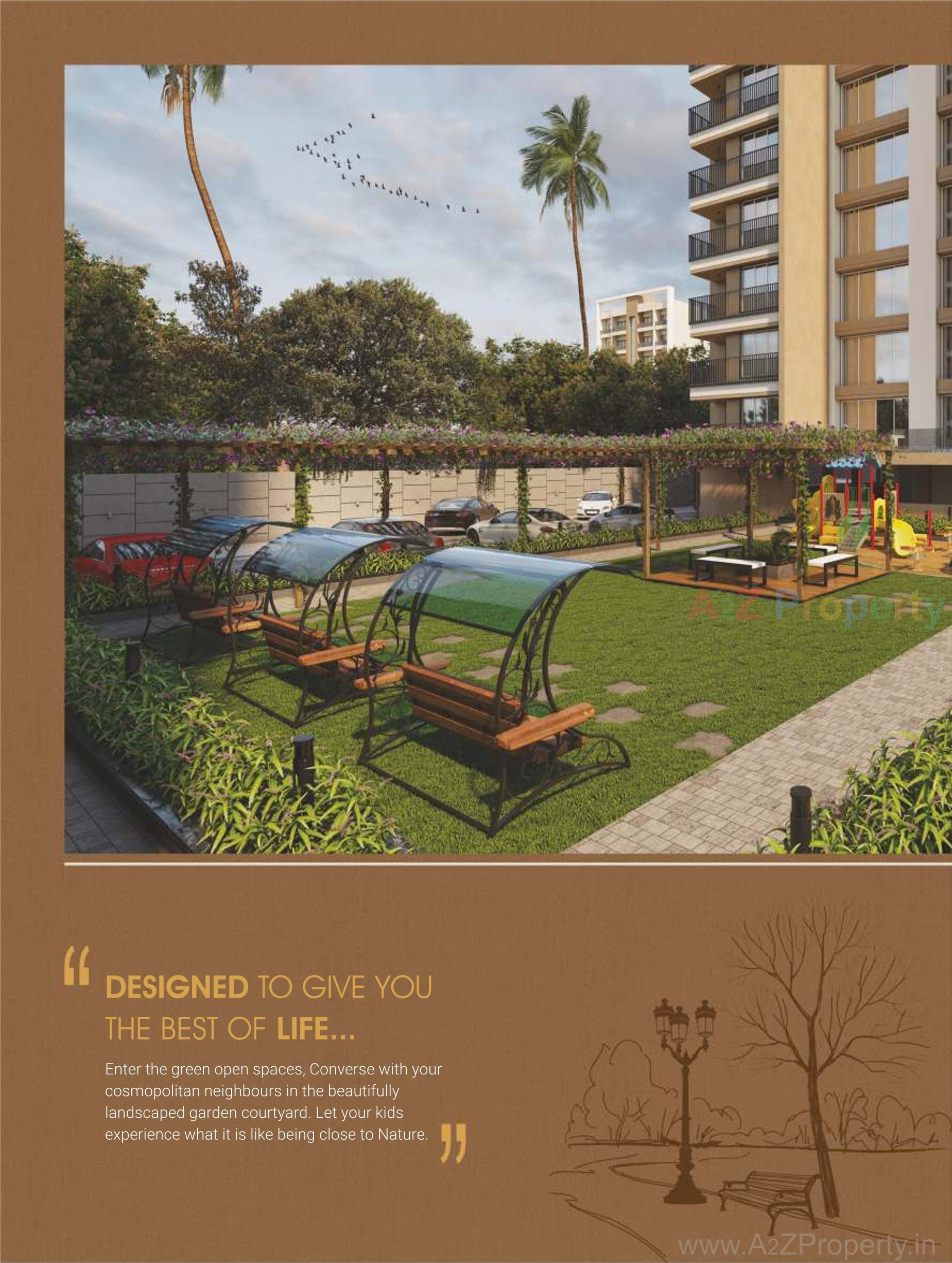 3D Elevation of real estate project Ananta located at Dabholi, Surat, Gujarat