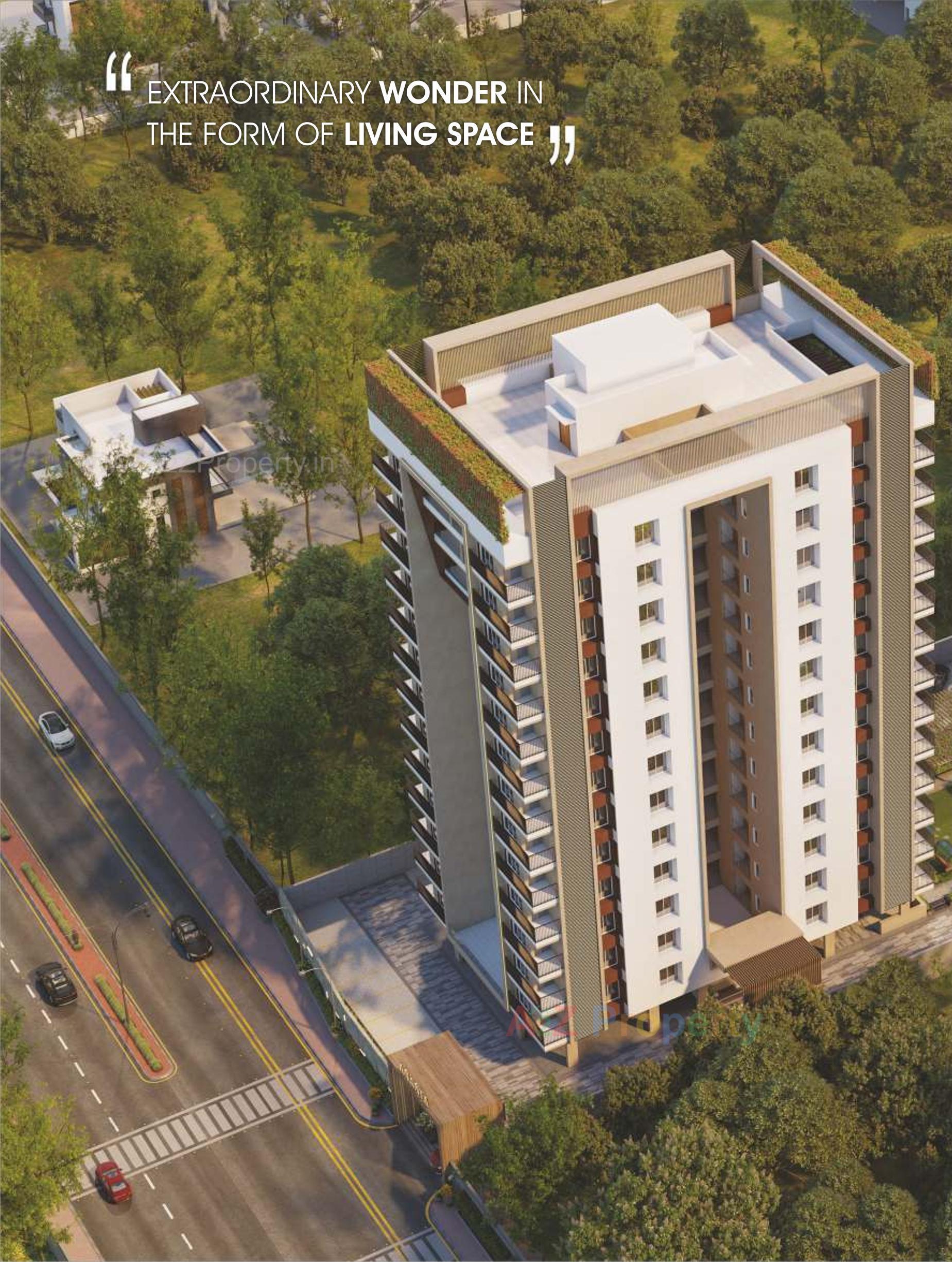 3D Elevation of real estate project Ananta located at Dabholi, Surat, Gujarat