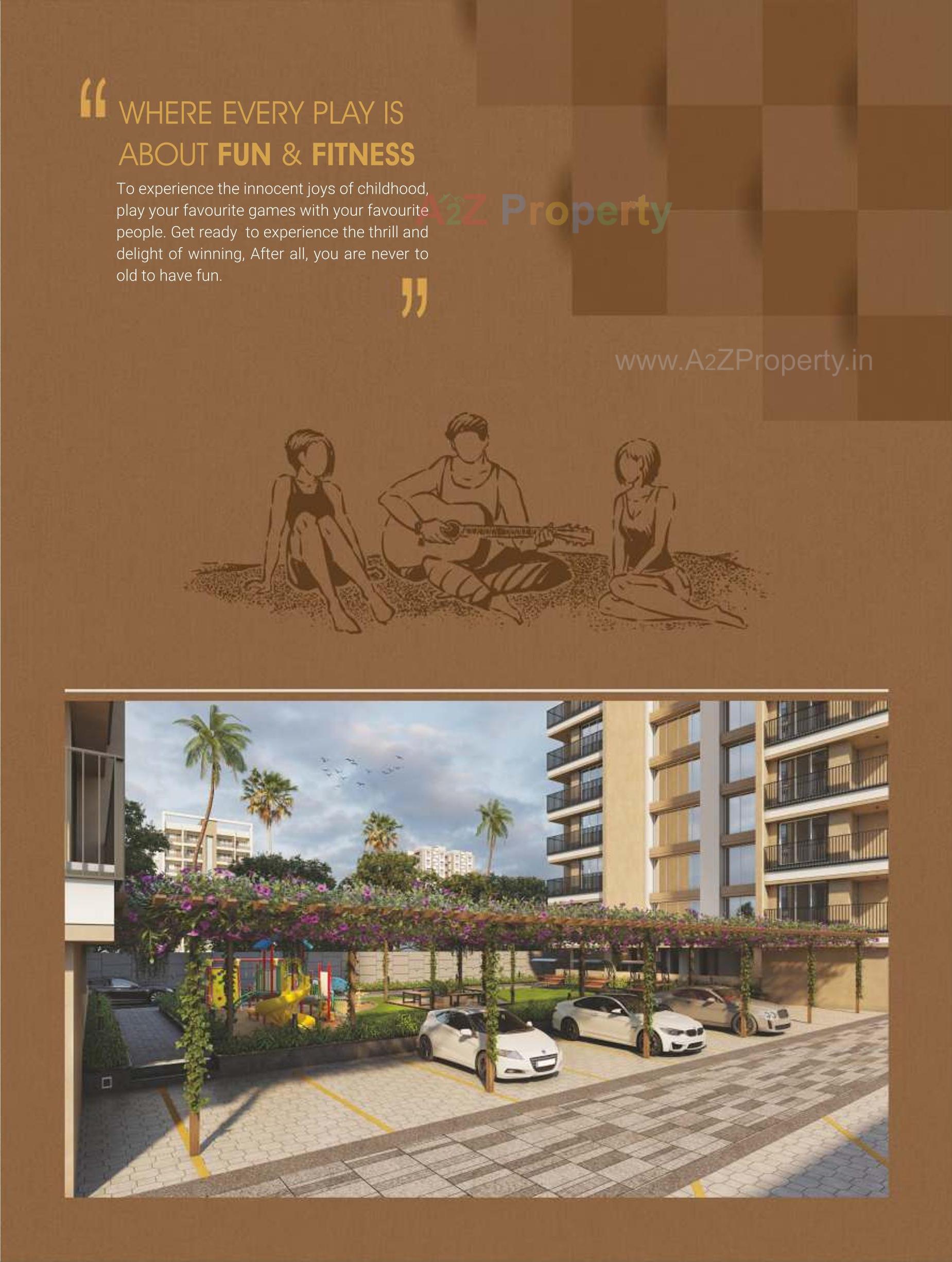 3D Elevation of real estate project Ananta located at Dabholi, Surat, Gujarat