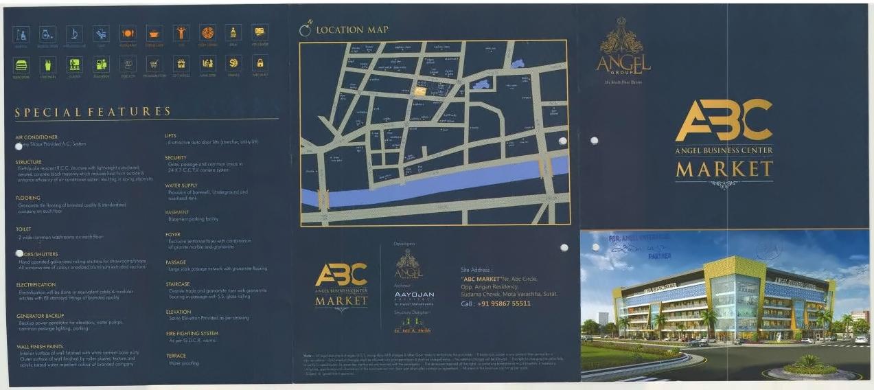  of real estate project Angel Business Center located at Varachha, Surat, Gujarat