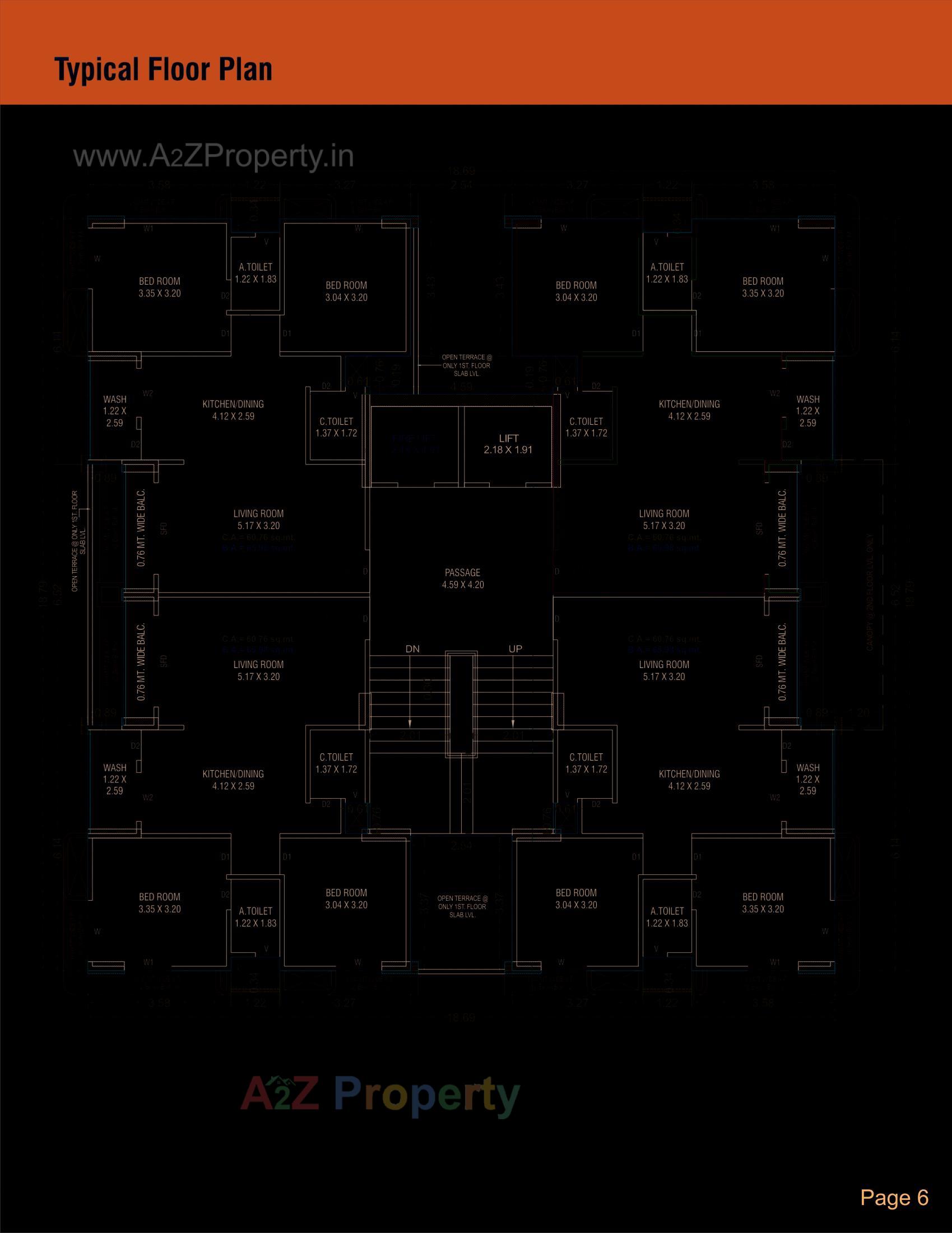  of real estate project Angel Heights located at Sarthana, Surat, Gujarat