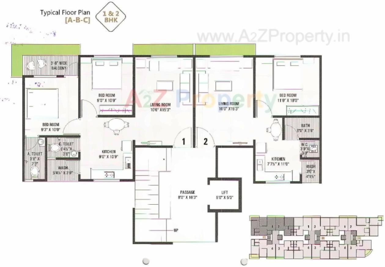Layout of real estate project Angel Palace located at Kholvad, Surat, Gujarat