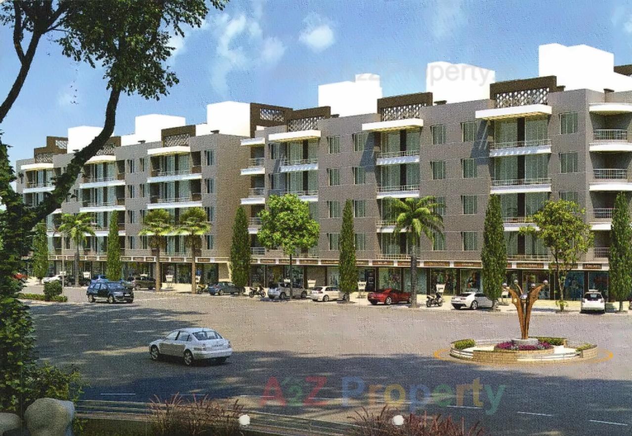 3D Elevation of real estate project Angel Palace located at Kholvad, Surat, Gujarat
