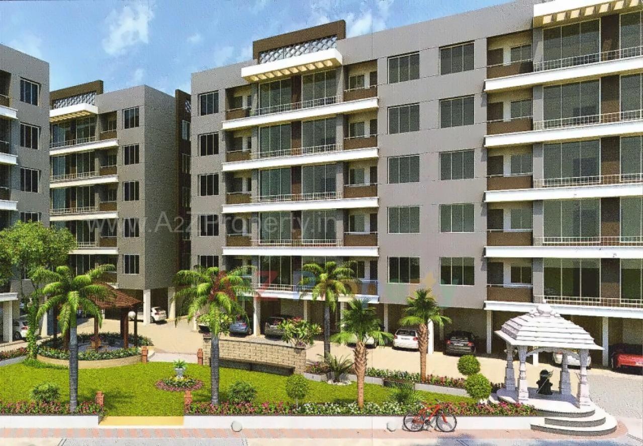 3D Elevation of real estate project Angel Palace located at Kholvad, Surat, Gujarat