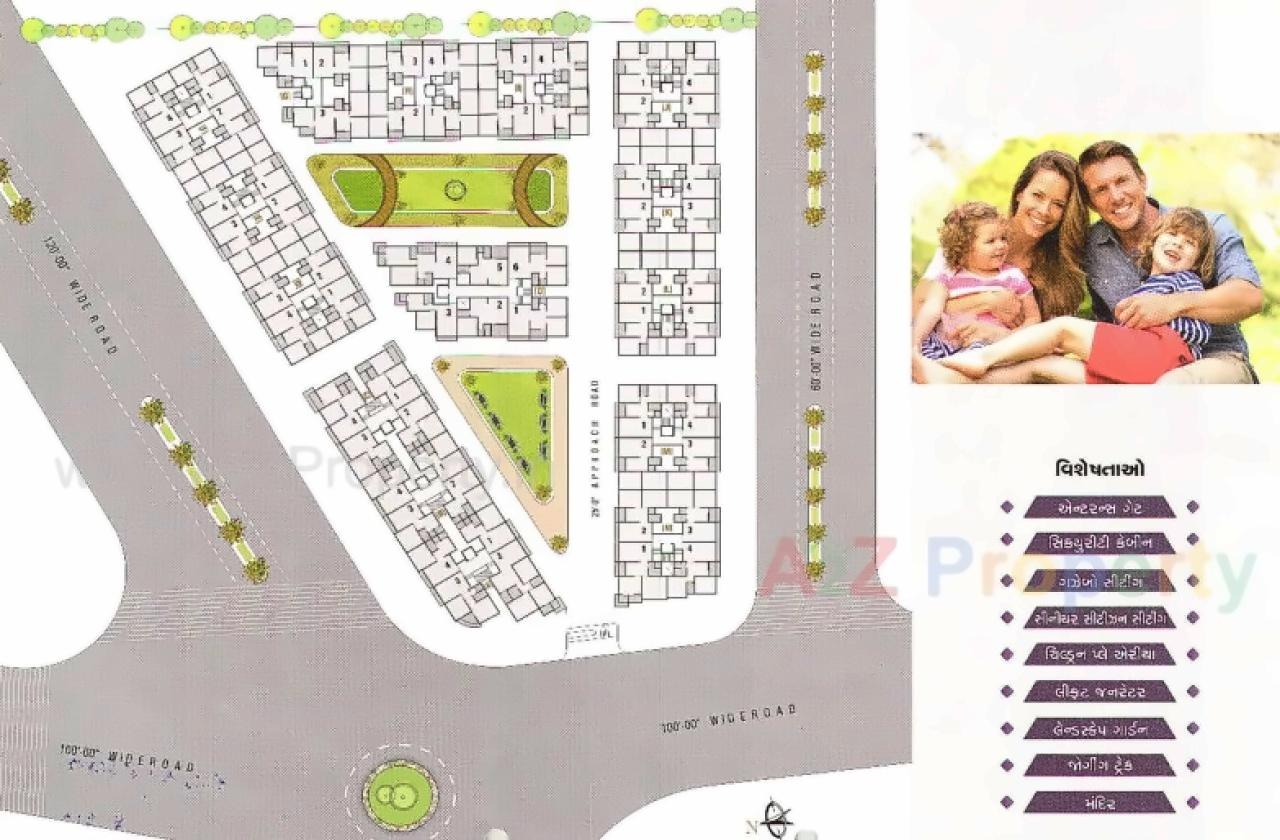  of real estate project Angel Palace located at Kholvad, Surat, Gujarat