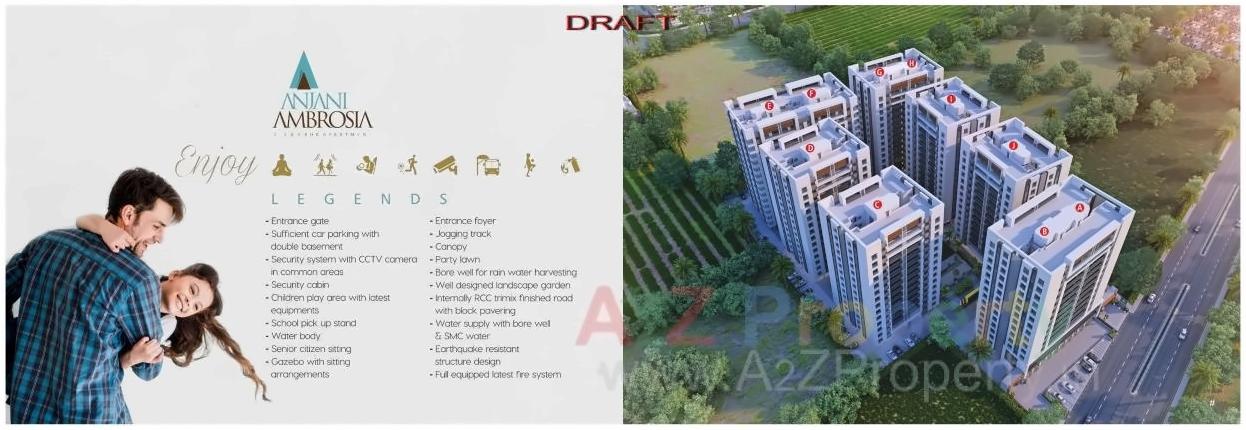 of real estate project Anjani Ambrosia located at Jahangir-pura, Surat, Gujarat