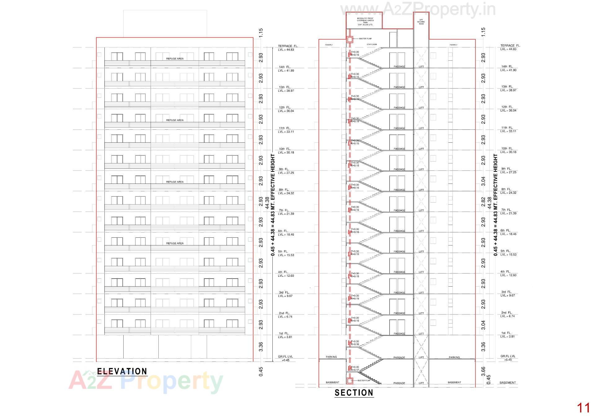  of real estate project Anjani Nandan Enclave located at Karadava, Surat, Gujarat