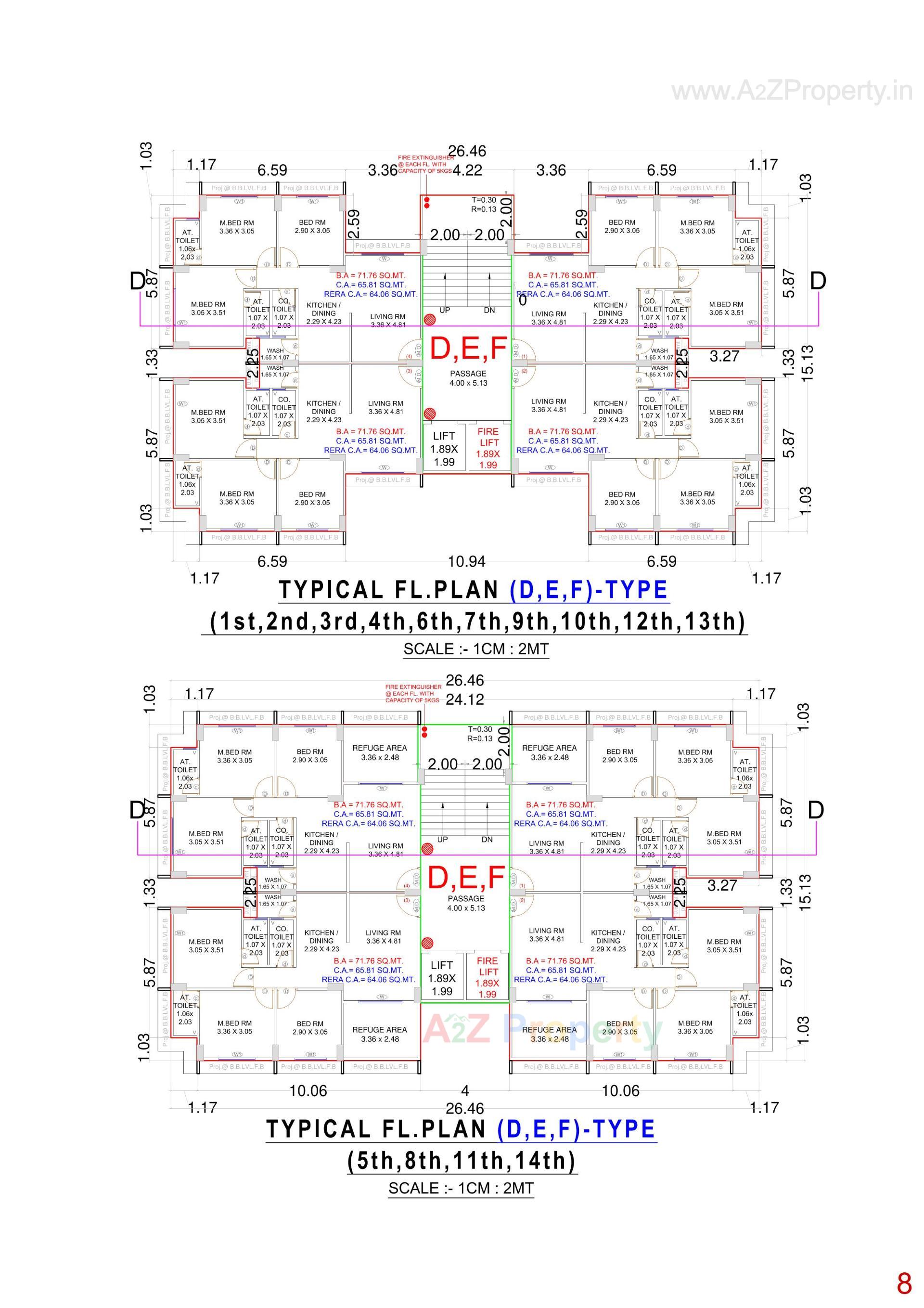  of real estate project Anjani Nandan Enclave located at Karadava, Surat, Gujarat