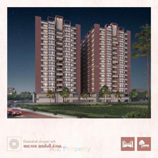 Elevation of real estate project Anjani Nandan Town located at Parvat, Surat, Gujarat