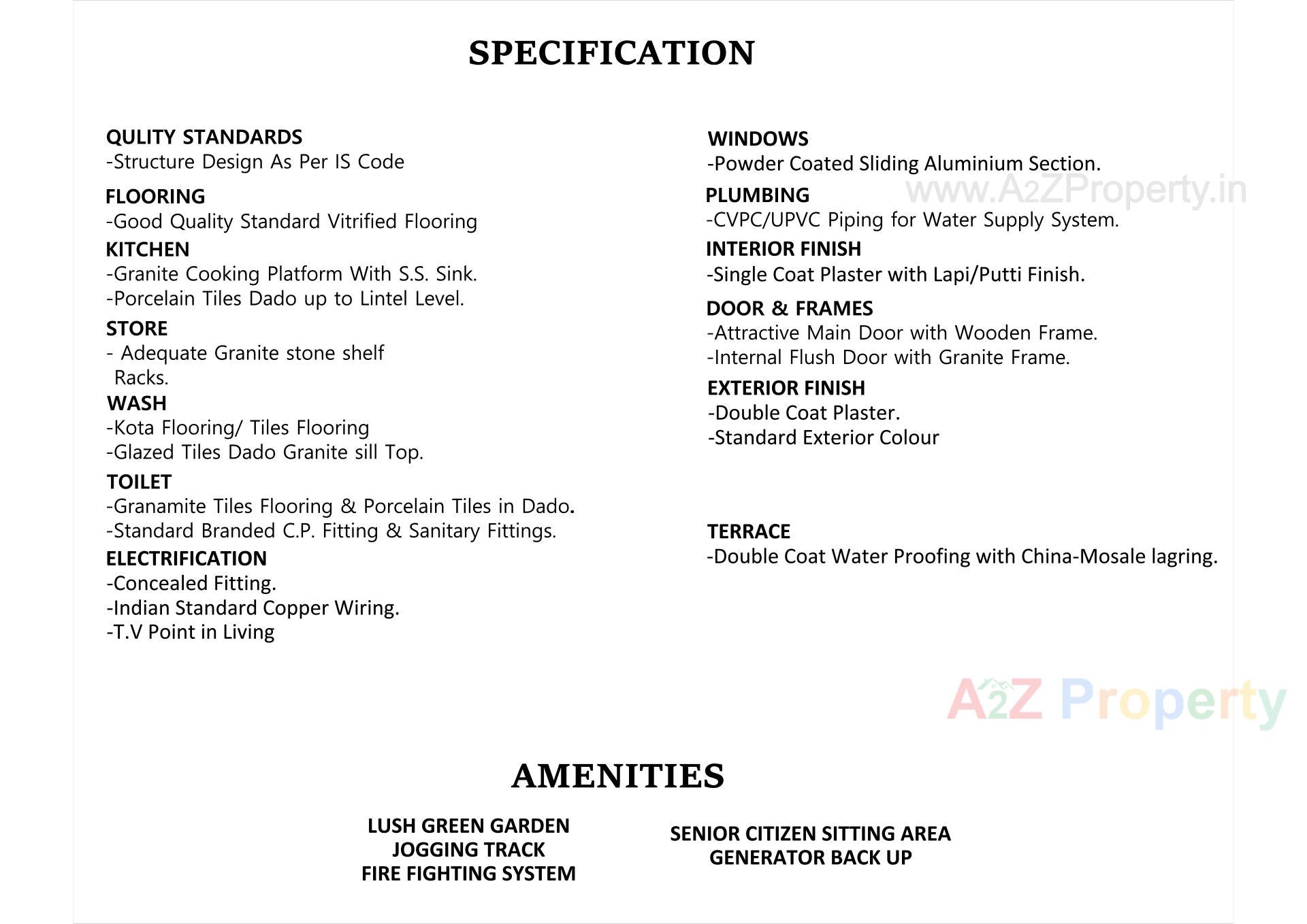  of real estate project Antariksh Avenue located at Pal, Surat, Gujarat