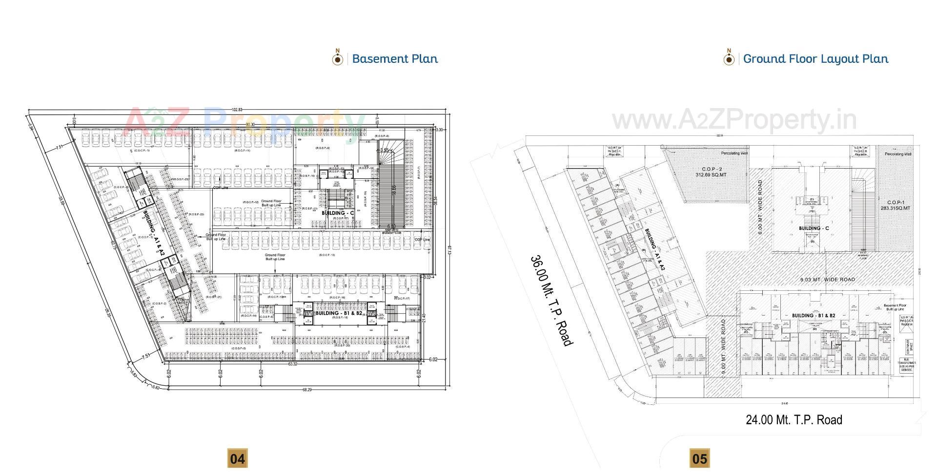 Layout of real estate project Antillia Skyline located at Variav, Surat, Gujarat