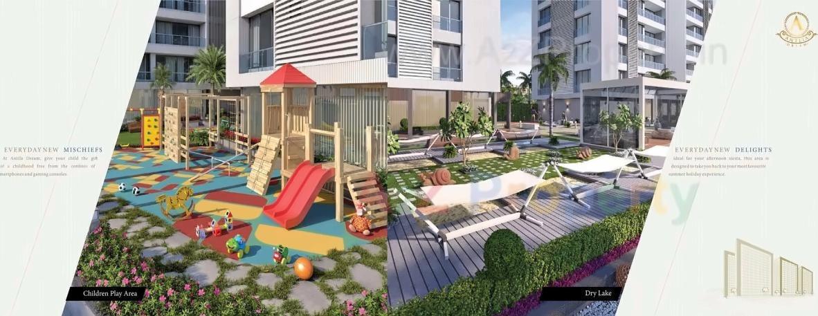 3D Elevation of real estate project Antlia Dream (block  A, B   G) located at Surat, Surat, Gujarat