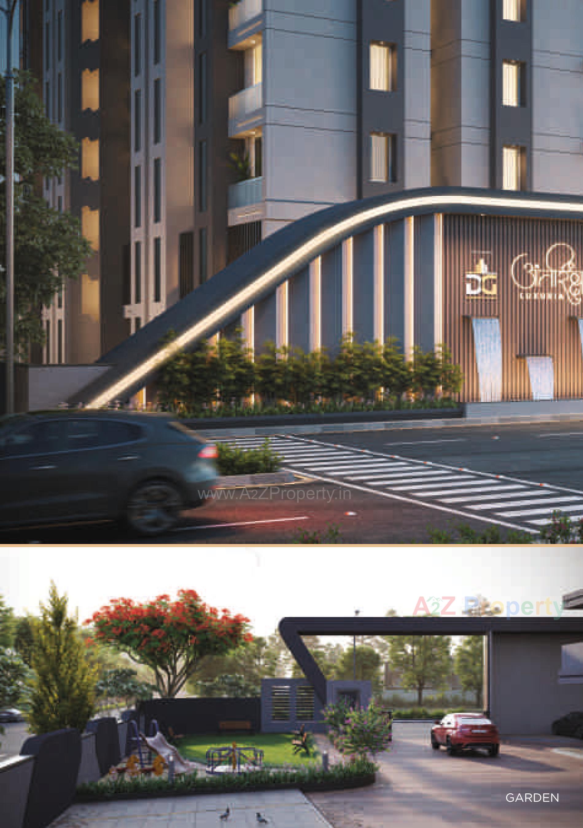 3D Elevation of real estate project Antriksh Luxuria located at Ka, Surat, Gujarat