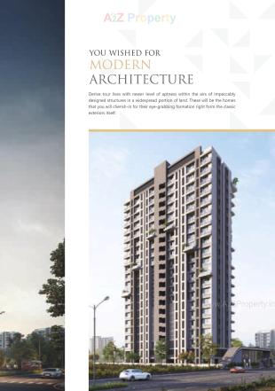Elevation of real estate project Antriksh Luxuria located at Ka, Surat, Gujarat
