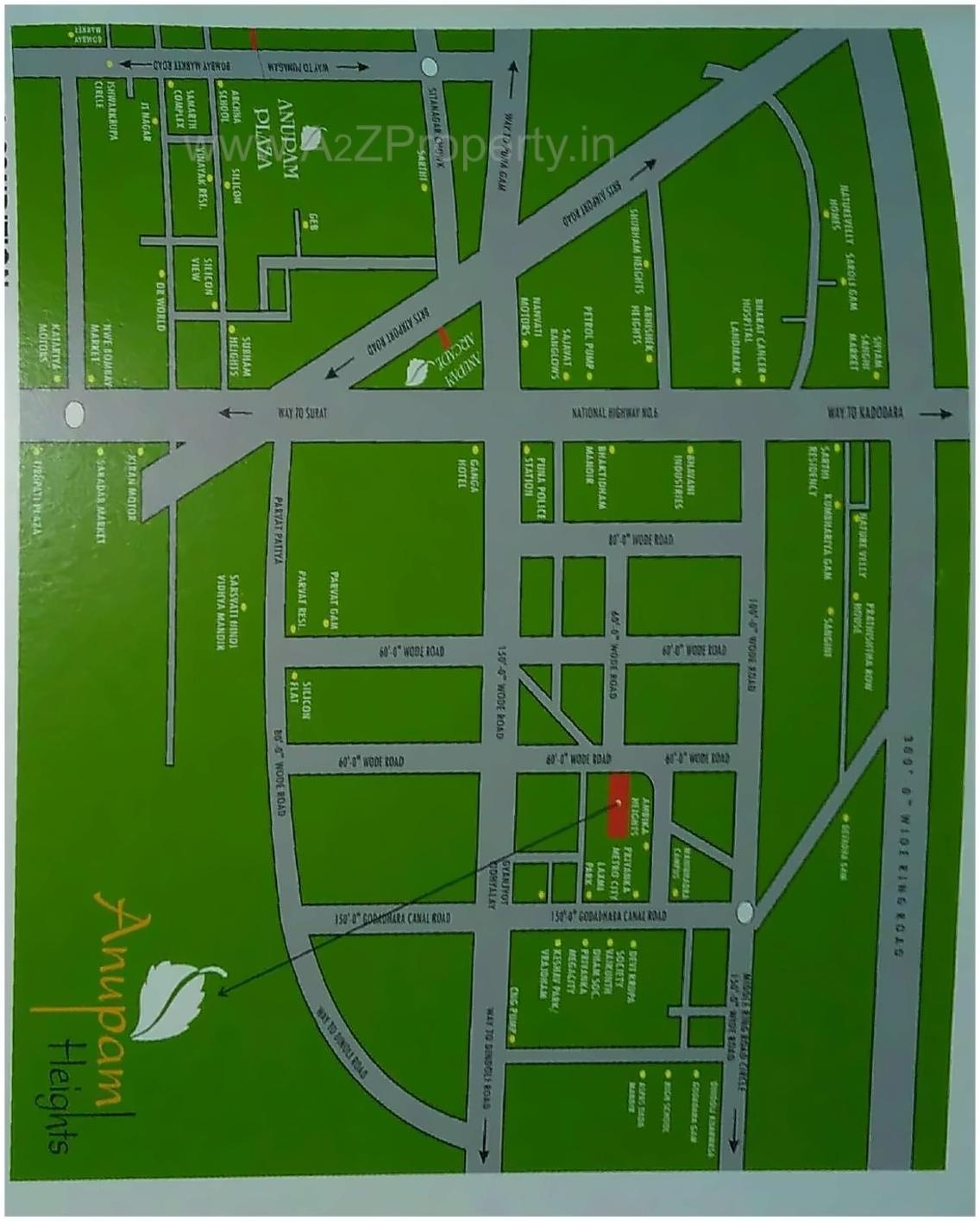  of real estate project Anupam Heights located at Parvat, Surat, Gujarat