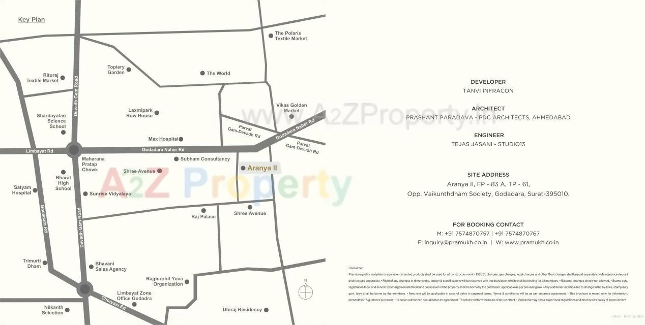  of real estate project Aranya Ii located at Godadra, Surat, Gujarat