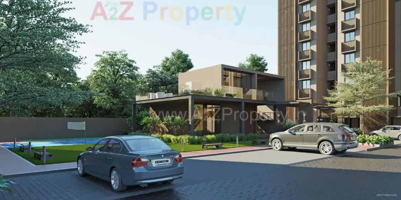 3D Elevation of real estate project Aranya Ii located at Godadra, Surat, Gujarat