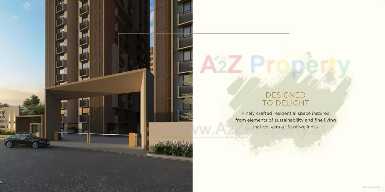 3D Elevation of real estate project Aranya Ii located at Godadra, Surat, Gujarat