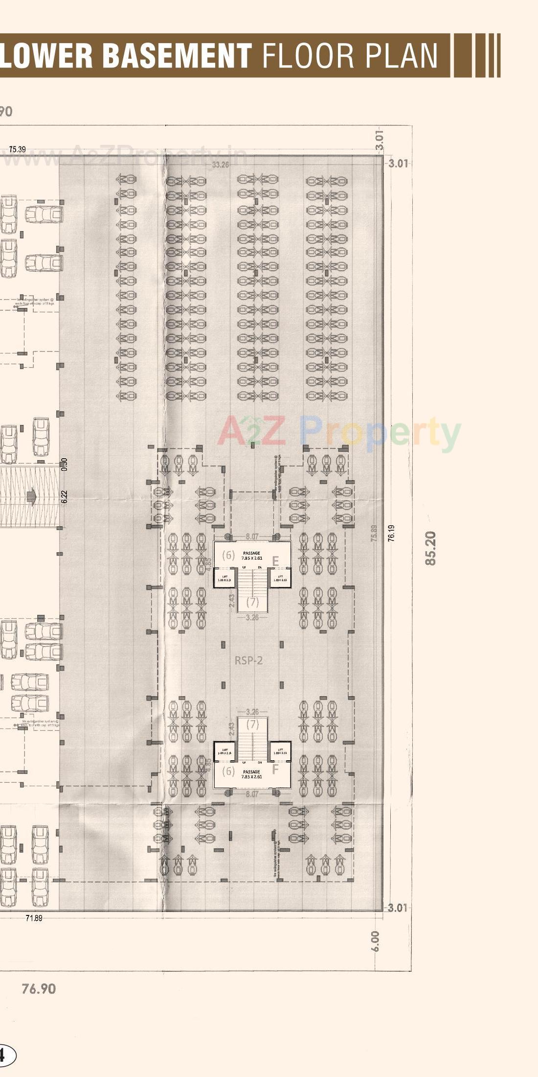 Layout of real estate project Arihant Dream located at Palanpore, Surat, Gujarat